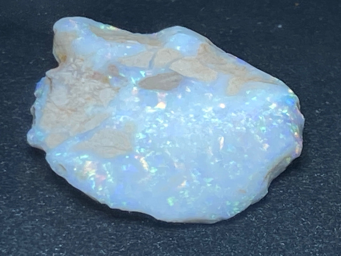 57 Cts Natural Australian Opal Stone, In The Rough, Coober Pedy, Big Chunk