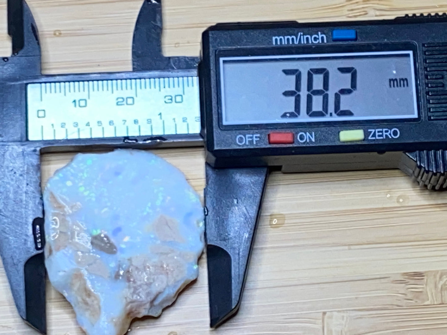 57 Cts Natural Australian Opal Stone, In The Rough, Coober Pedy, Big Chunk