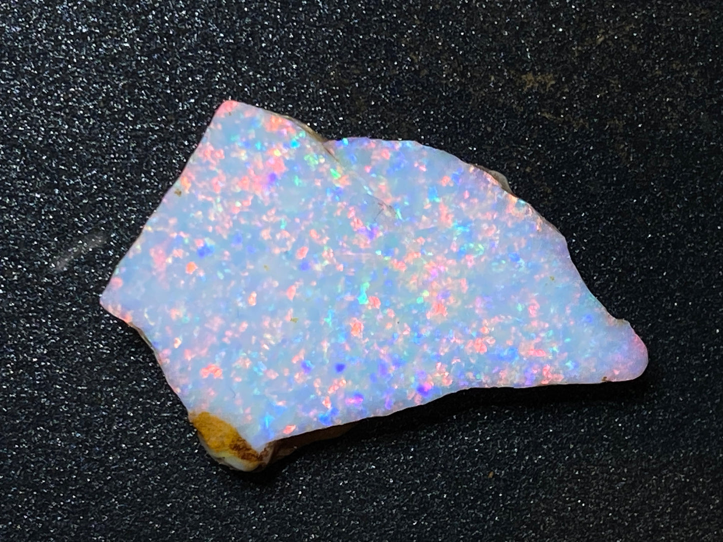 28 克拉天然澳大利亚蛋白石,AAA 库伯佩迪水晶宝石原石