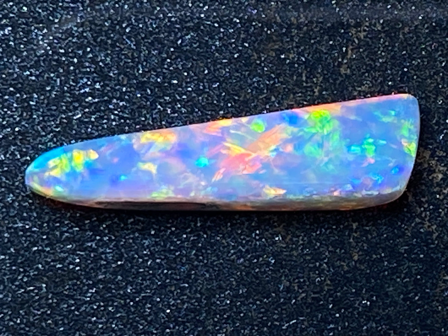 5.5 克拉天然澳大利亚水晶蛋白石,AAA 级库伯佩迪磨砂膏,全光谱