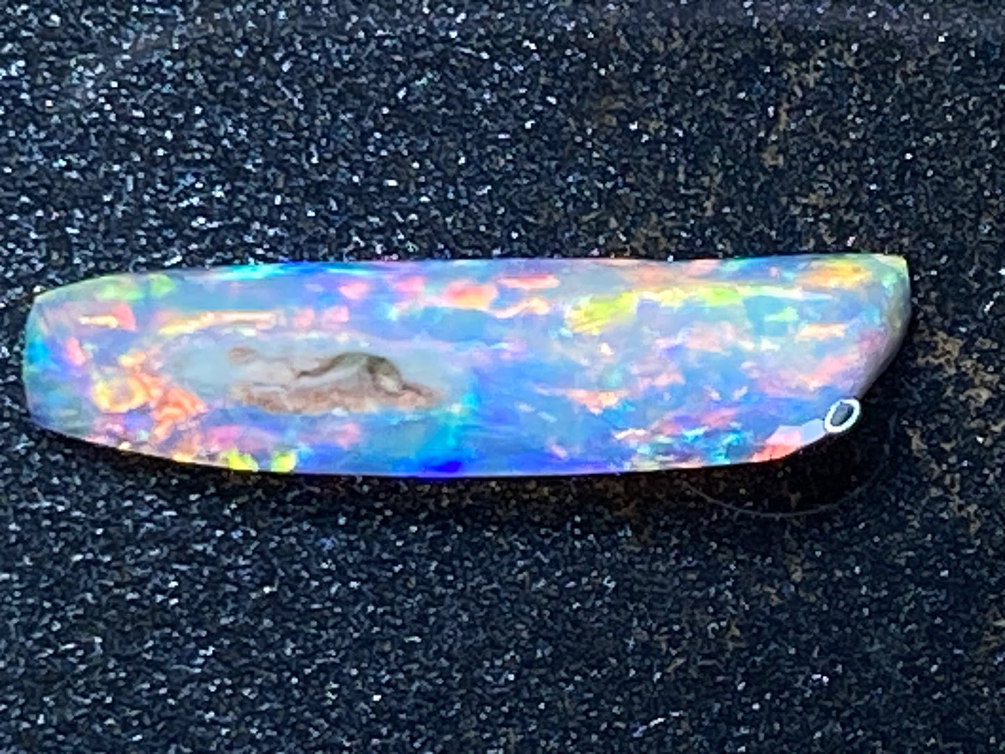 5.5 克拉天然澳大利亚水晶蛋白石,AAA 级库伯佩迪磨砂膏,全光谱