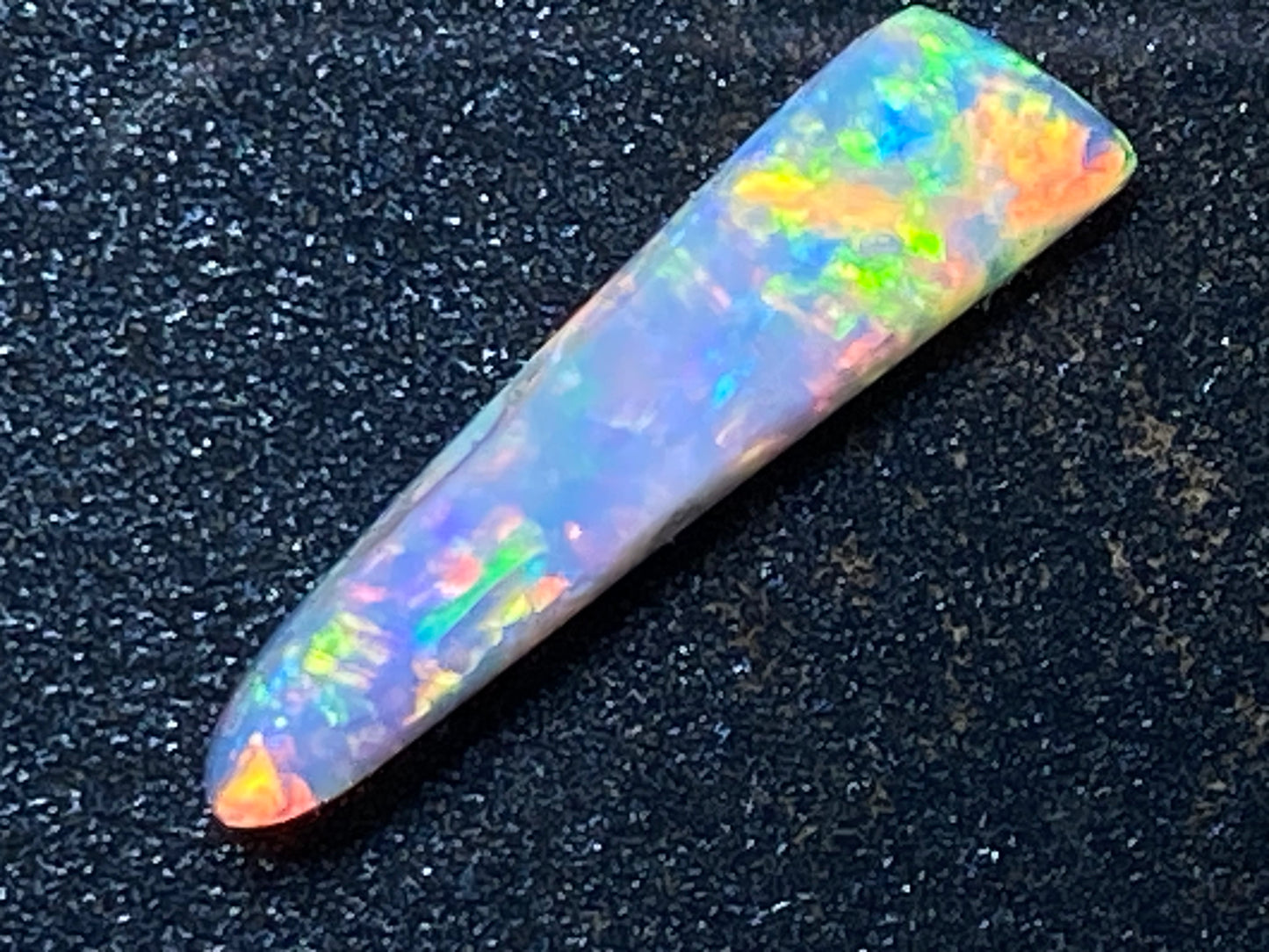 5.5 克拉天然澳大利亚水晶蛋白石,AAA 级库伯佩迪磨砂膏,全光谱