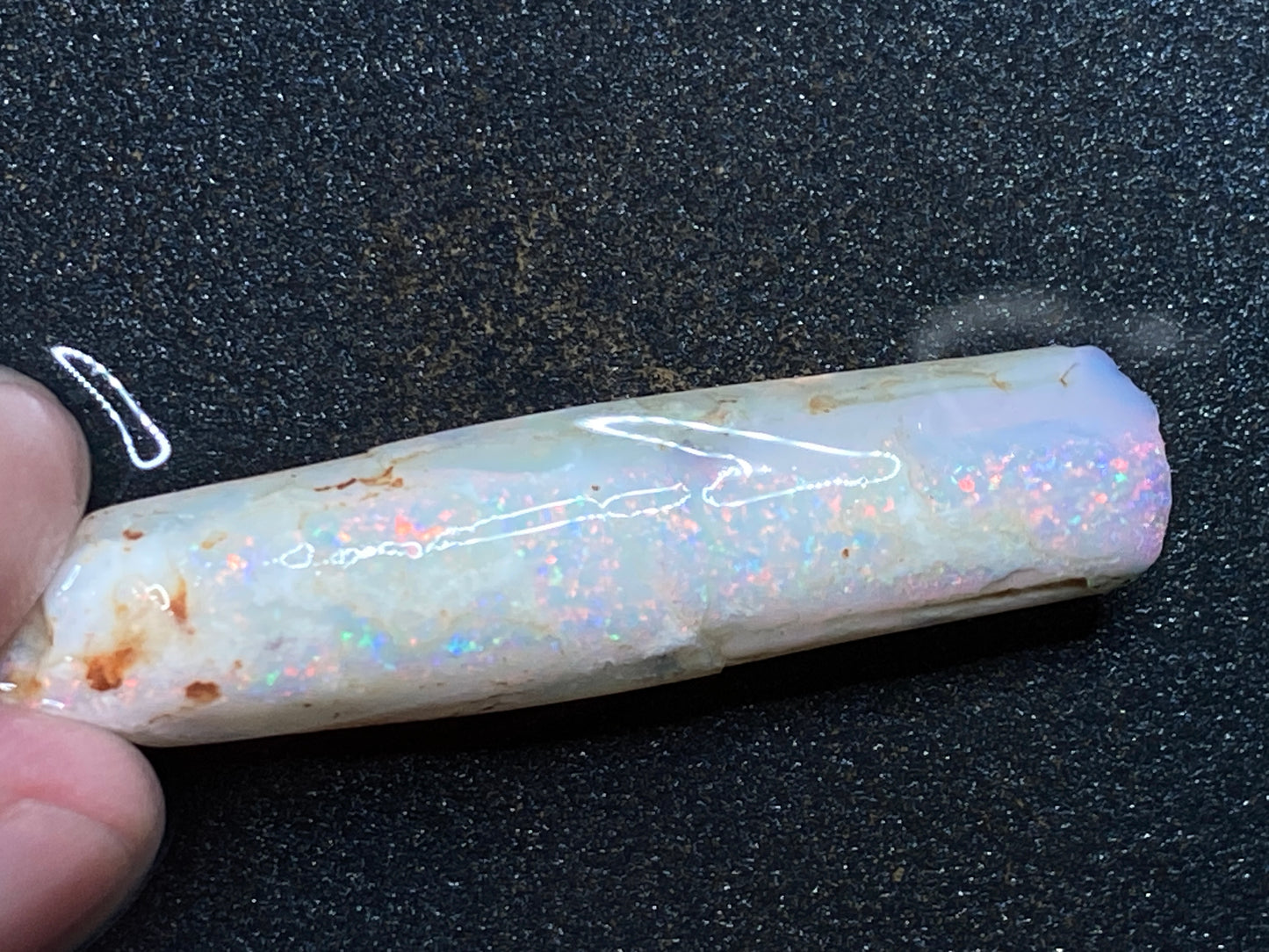 41 克拉澳大利亚天然蛋白石箭石,未经加工,非常壮观