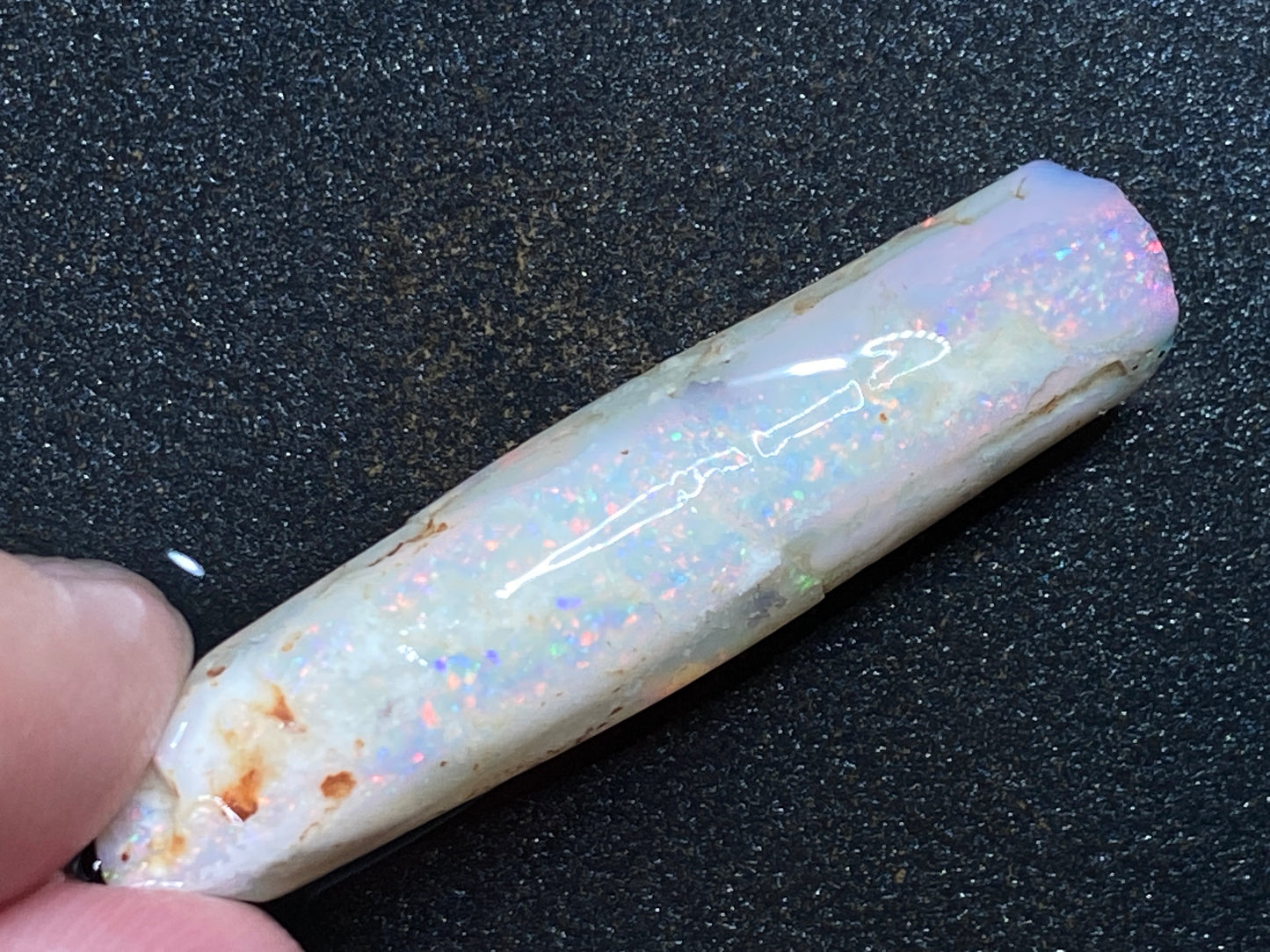 41 克拉澳大利亚天然蛋白石箭石,未经加工,非常壮观