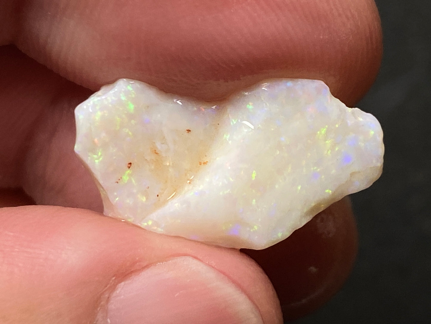 33 Cts Natural Australian White Opal Parcel, 4 Stones Coober Pedy, In The Rough