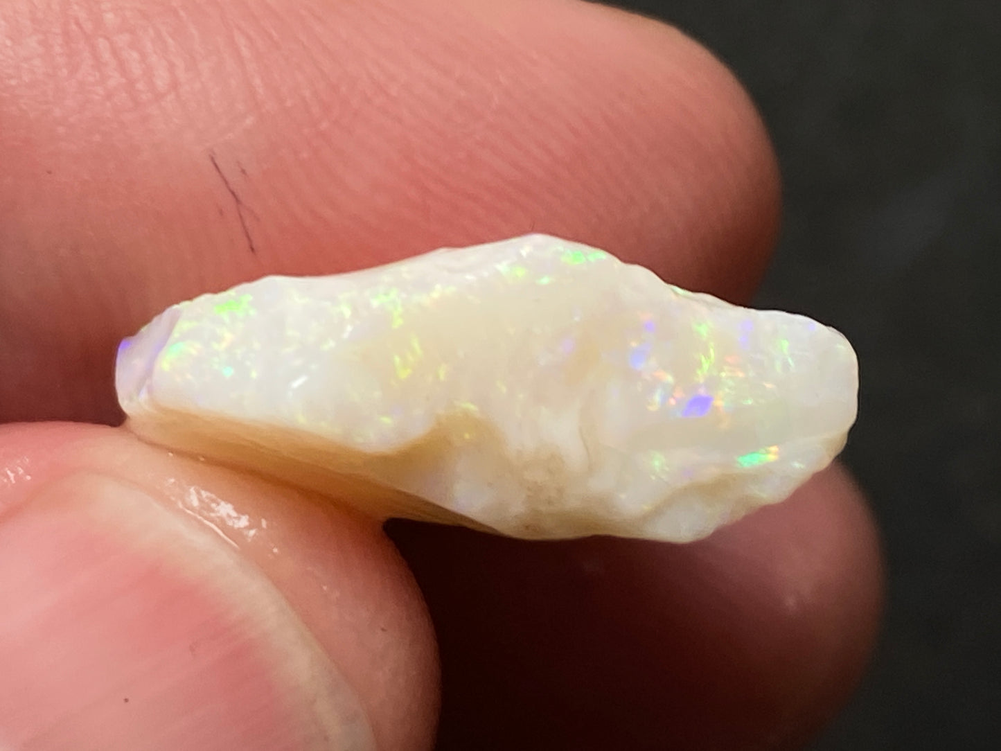 33 Cts Natural Australian White Opal Parcel, 4 Stones Coober Pedy, In The Rough