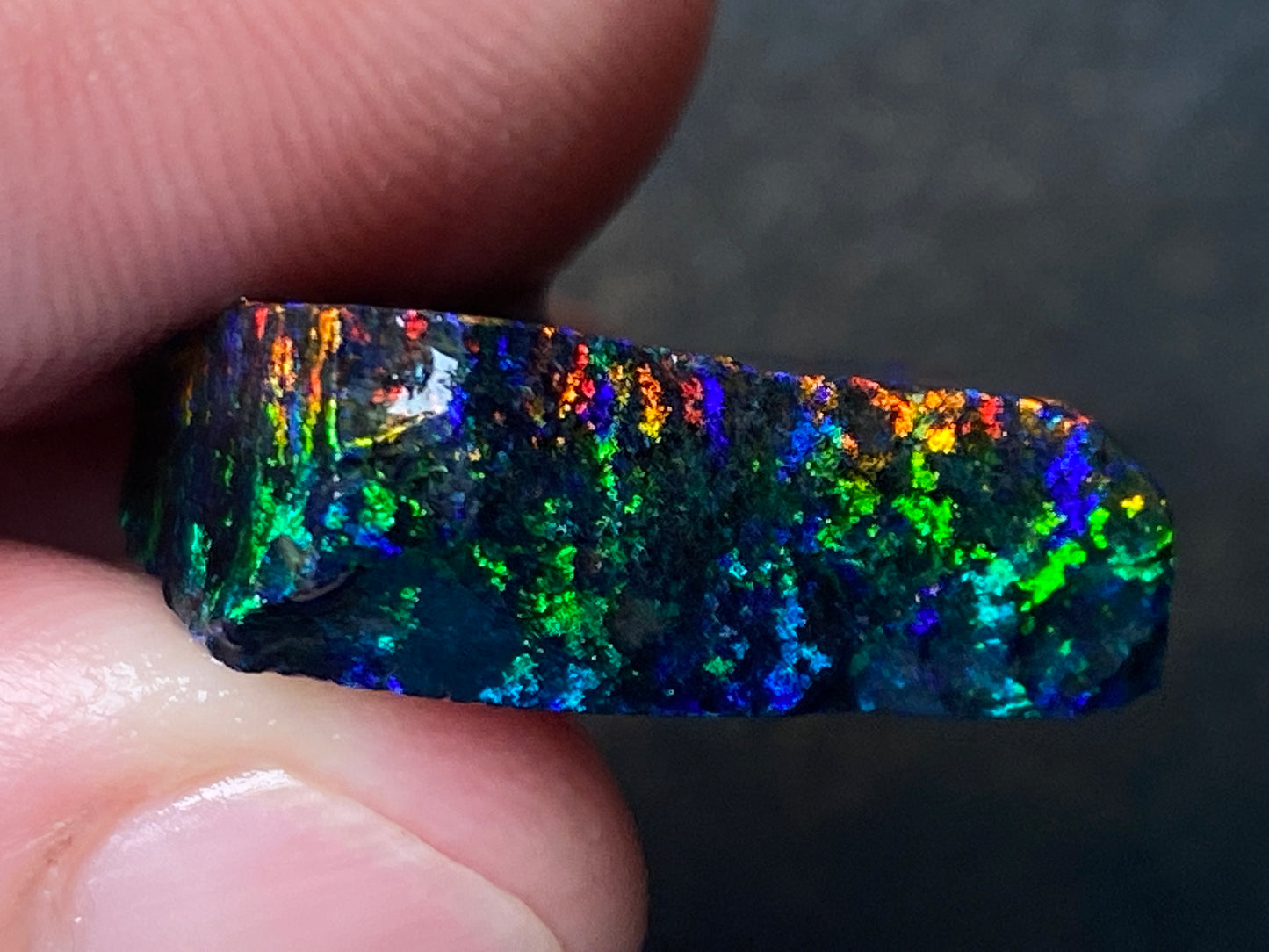 21 Cts Australian Matrix AAA Grade Opal, Andamooka Matrix, Double Sided Full Of B5 Bright Colours