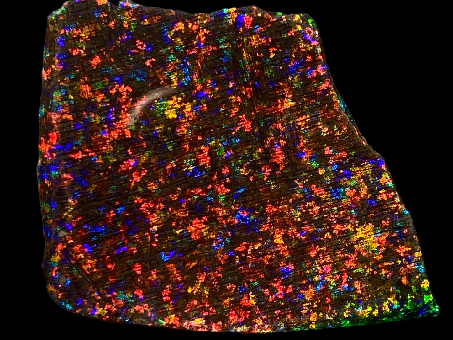 79 Cts Australian Matrix AAA Grade Opal, Andamooka Matrix, Double Sided Full Of B5 Bright Colours