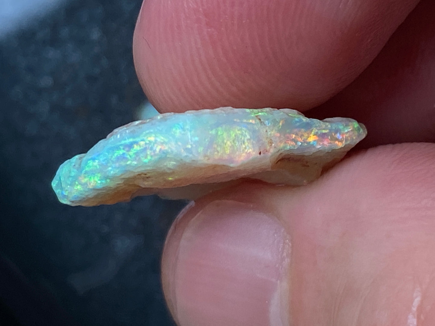 16 克拉天然澳大利亚水晶蛋白石包裹,2 颗宝石,原石,库伯佩迪