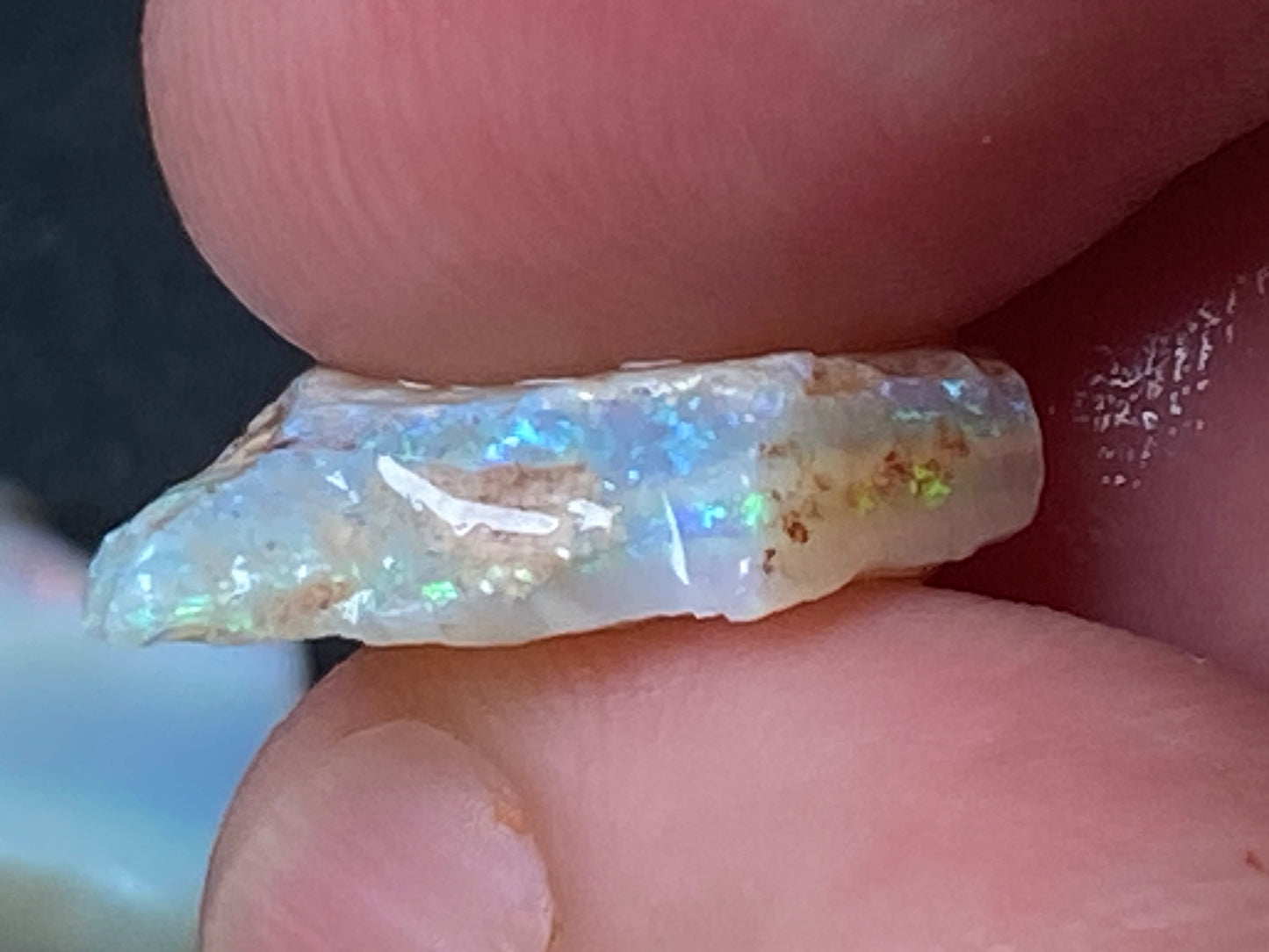 40 Carats, Natural Australian Opal Parcel, 5 Stones In The Rough, Coober Pedy