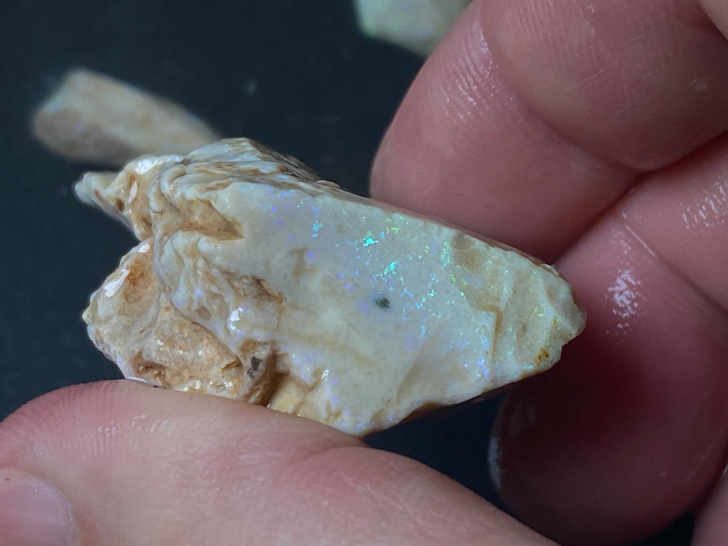 2.4oz Andamooka Matrix Opal Parcel , In The Rough, Great Colours