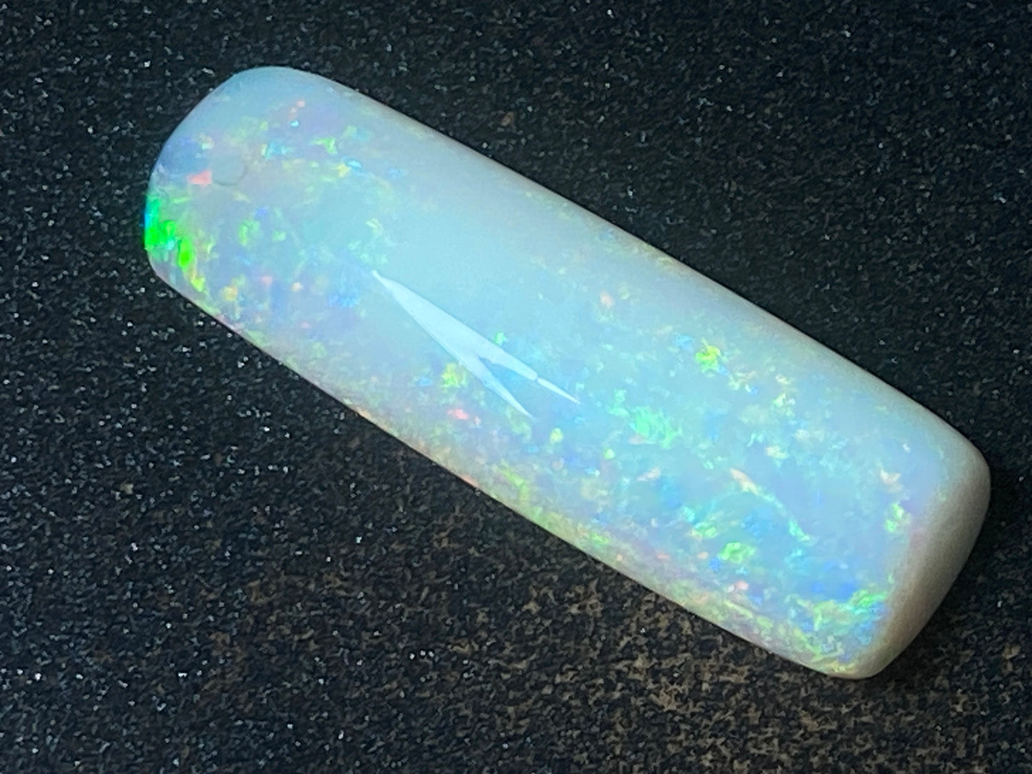 24 Carats, Natural Australian Opal, Belemnite Pipe, Rub / Rough, Amazing Crystal Colours