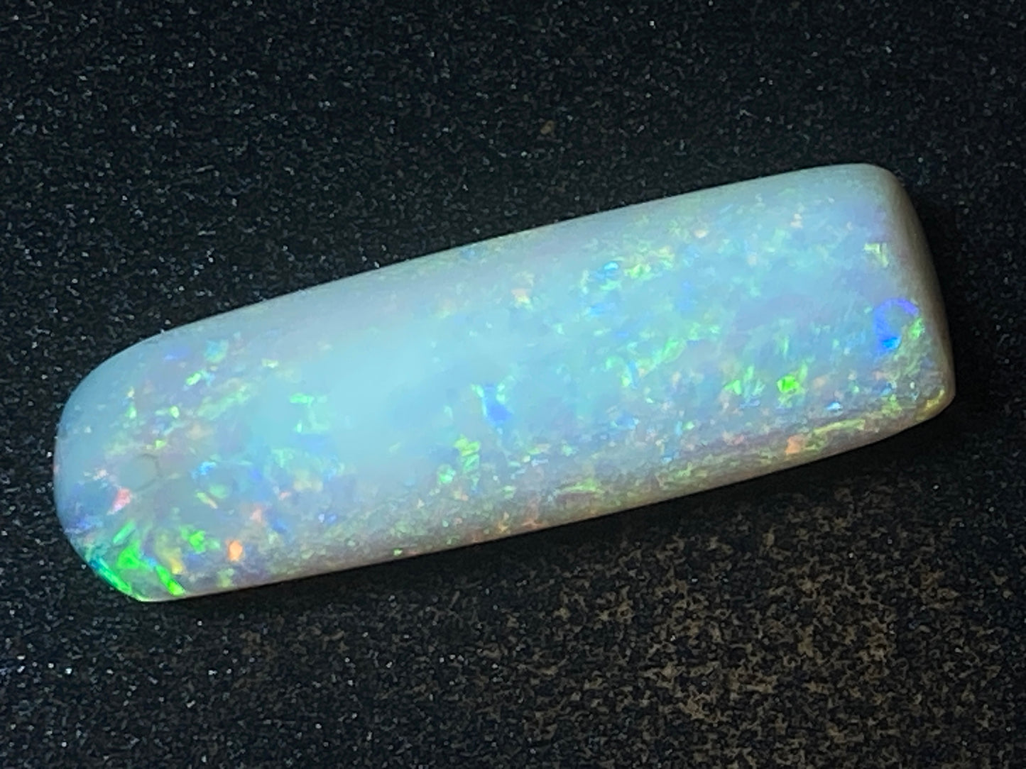 24 Carats, Natural Australian Opal, Belemnite Pipe, Rub / Rough, Amazing Crystal Colours