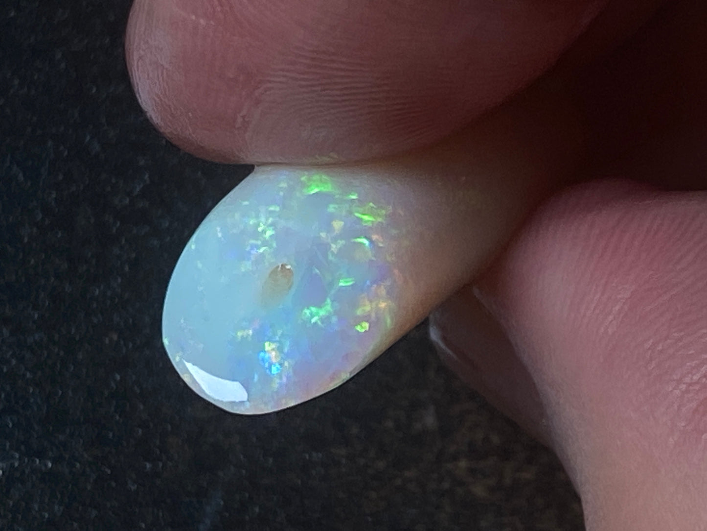 24 Carats, Natural Australian Opal, Belemnite Pipe, Rub / Rough, Amazing Crystal Colours
