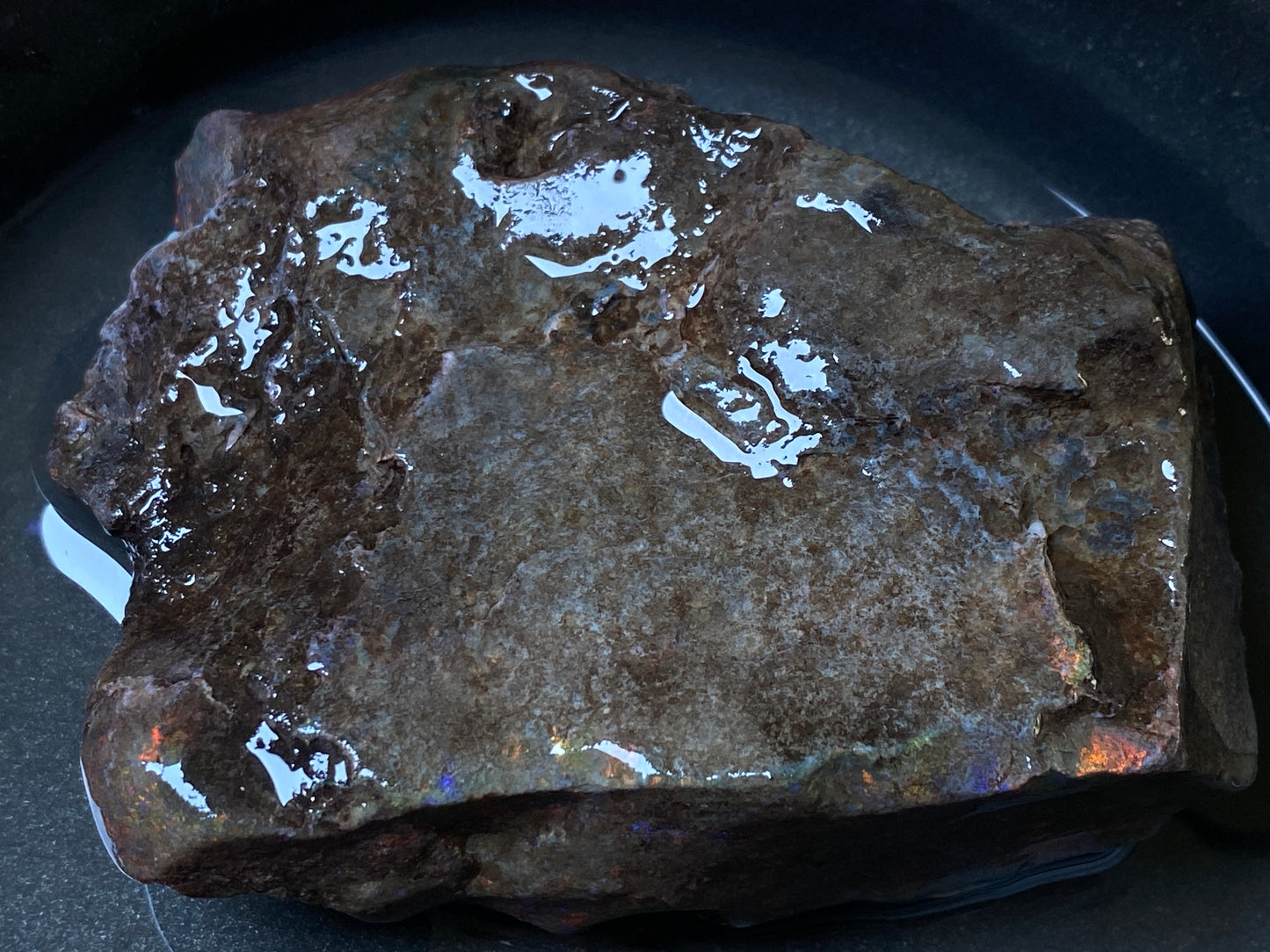 7oz Andamooka Matrix Opal, Beautiful Massive Stone Full Of Colour,