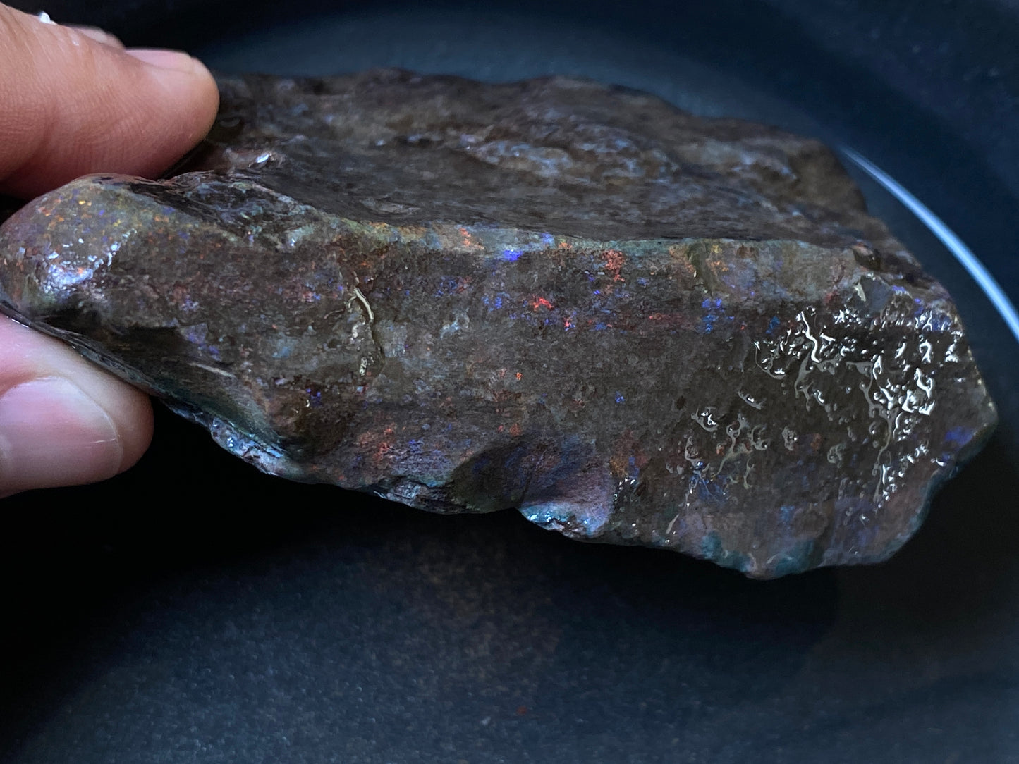 7oz Andamooka Matrix Opal, Beautiful Massive Stone Full Of Colour,
