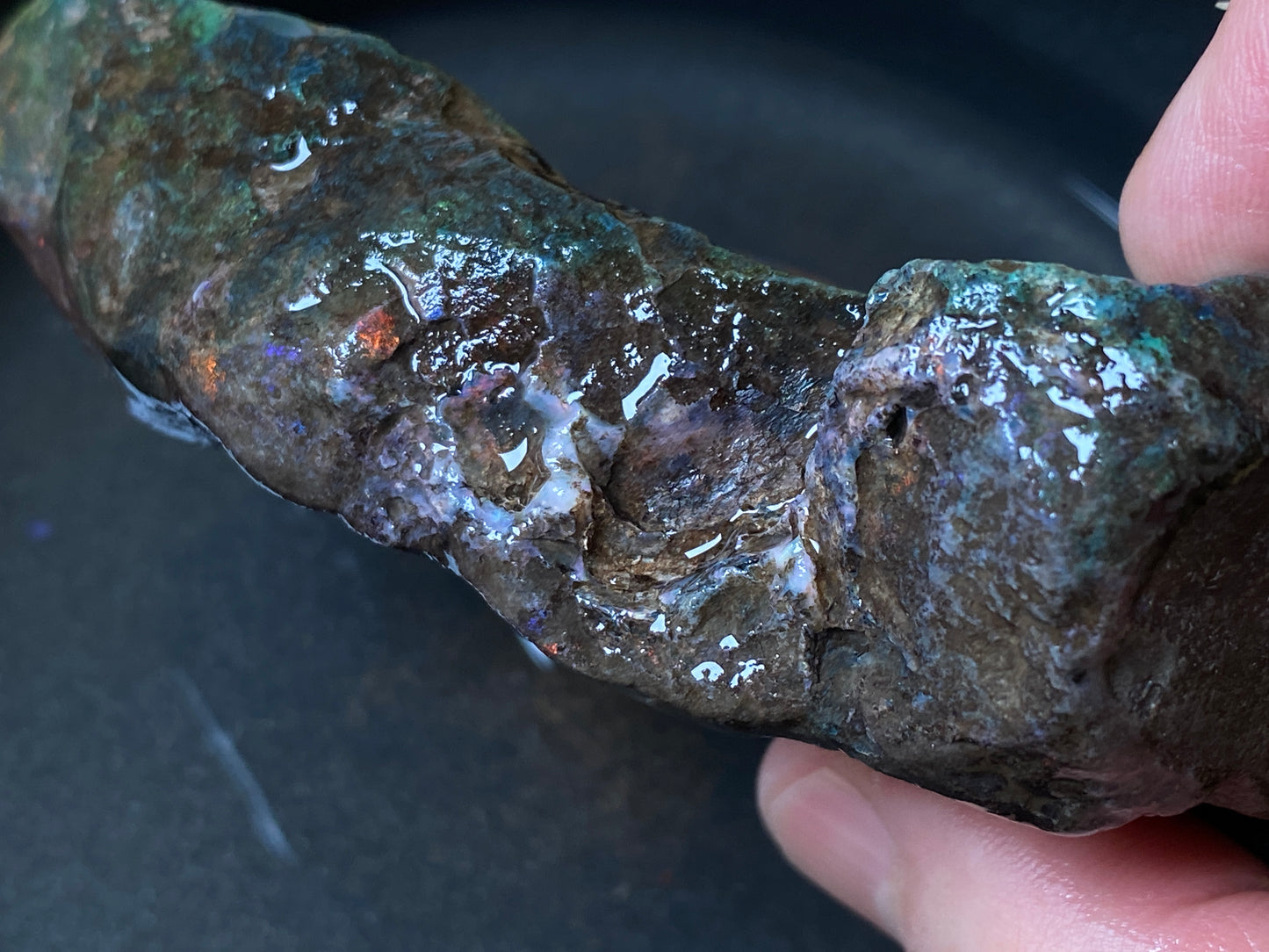 7oz Andamooka Matrix Opal, Beautiful Massive Stone Full Of Colour,