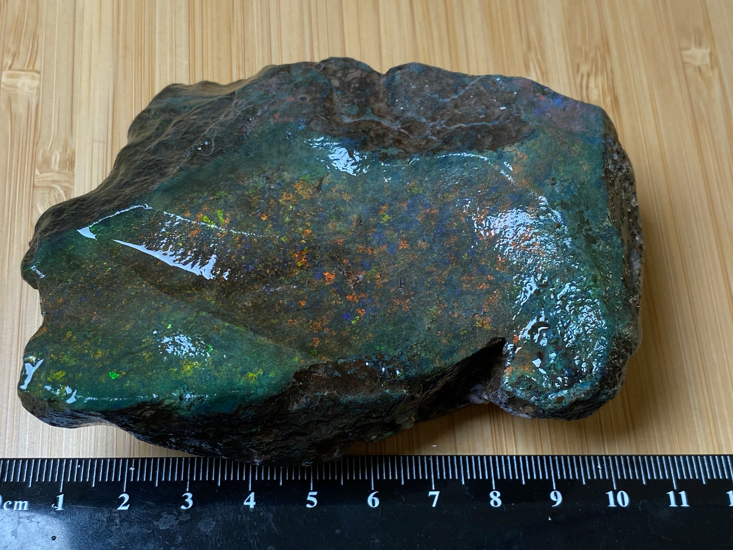 7oz Andamooka Matrix Opal, Beautiful Massive Stone Full Of Colour,