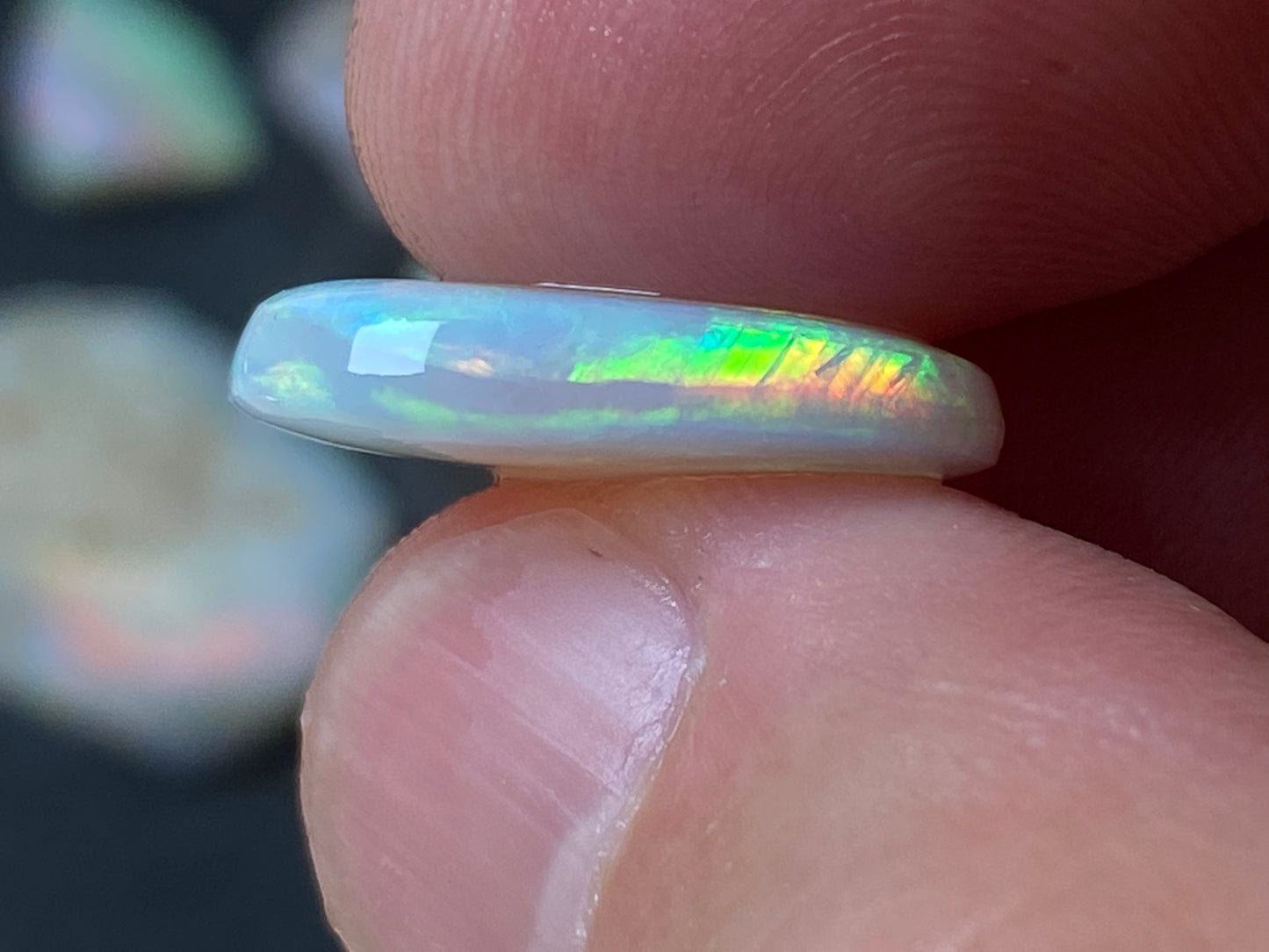 110 Carats Natural Australian Opal Parcel, Rough and Rubs, 8 Stones, 17 Mile Field