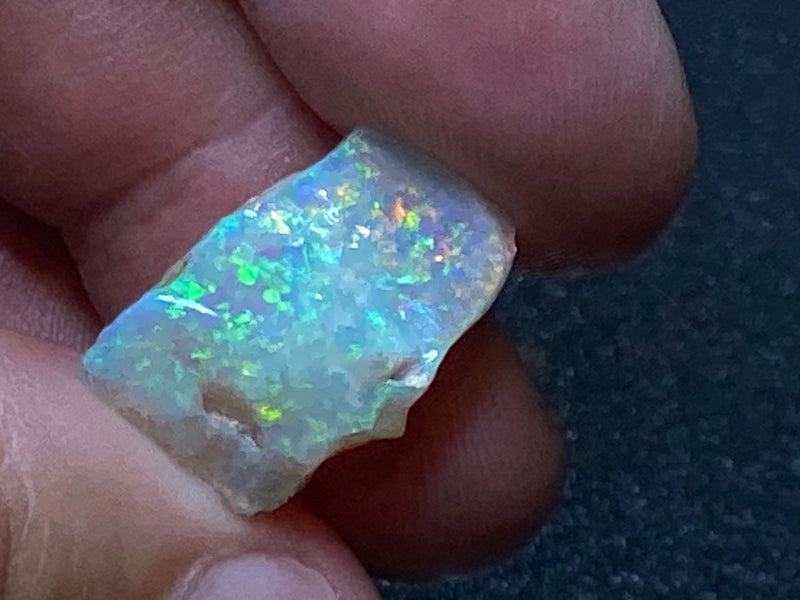 7.8 Cts Natural Australian Crystal Opal Stone, In The Rough, AAA Quality, Coober Pedy
