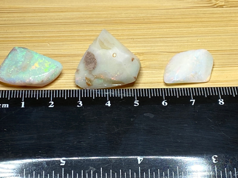 42 克拉天然澳大利亚蛋白石贝壳包裹，原石，库伯佩迪