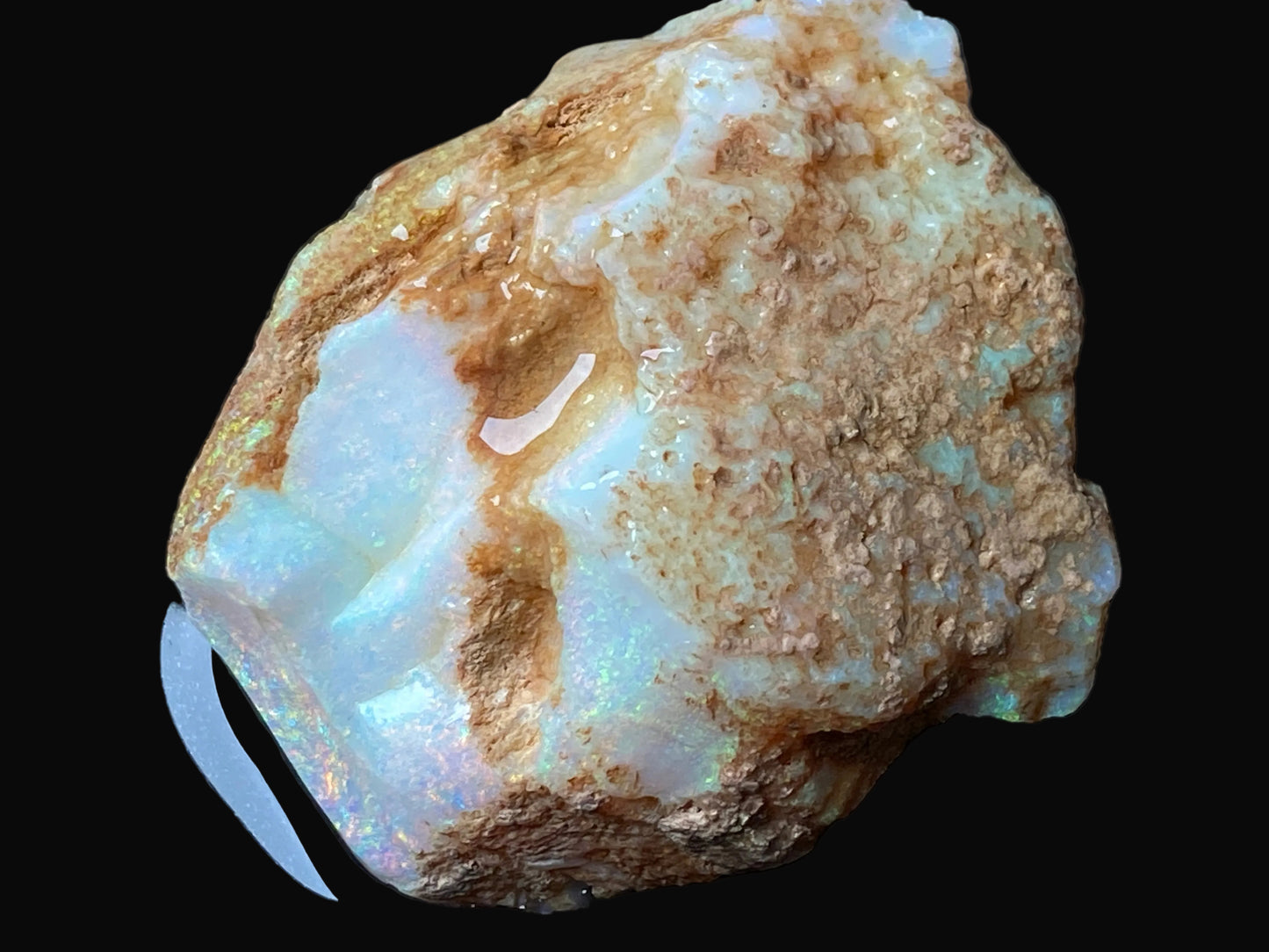 2.5oz Natural Australian Crystal Opal, In The Rough, Lambina