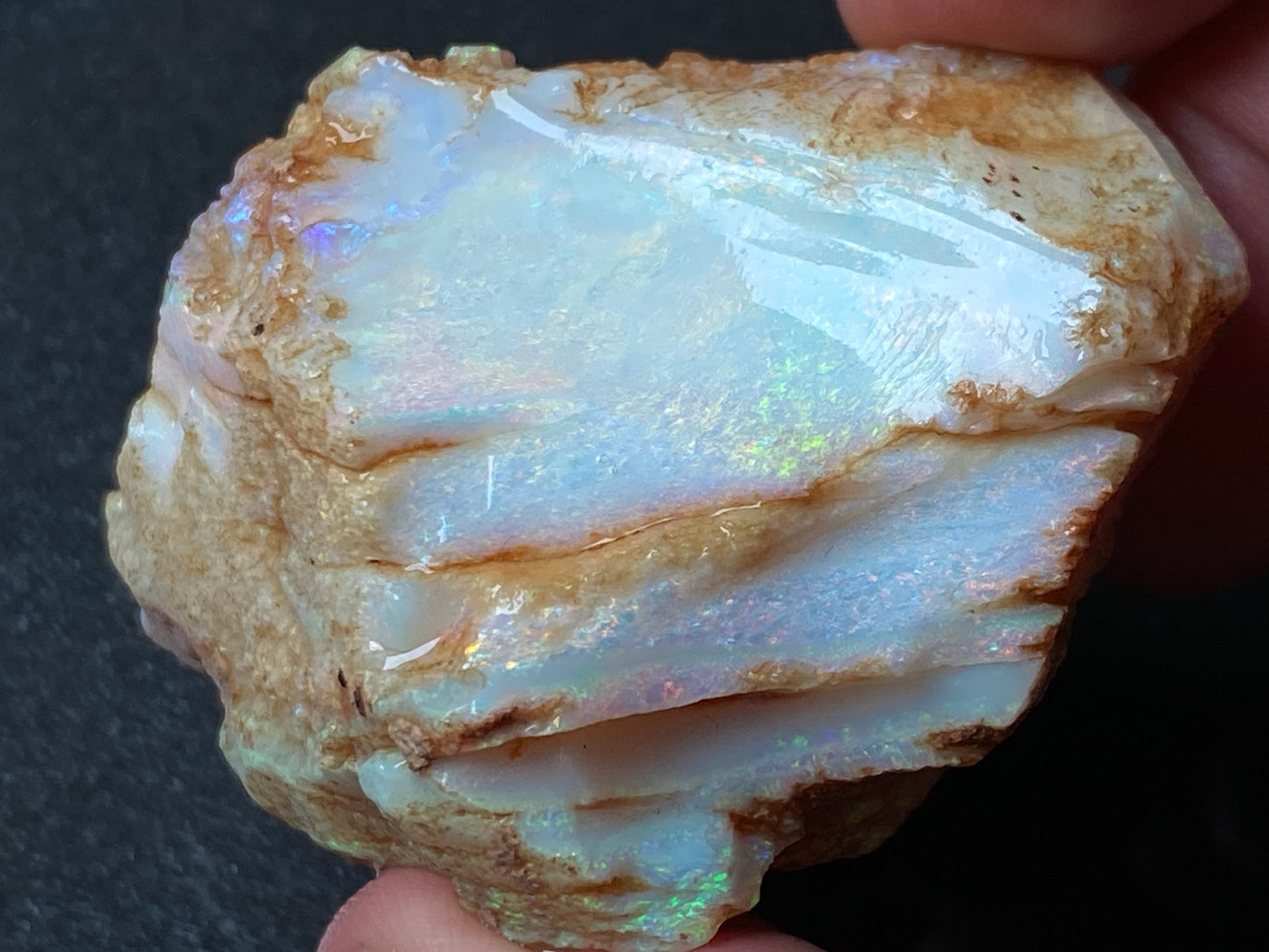 2.5oz Natural Australian Crystal Opal, In The Rough, Lambina