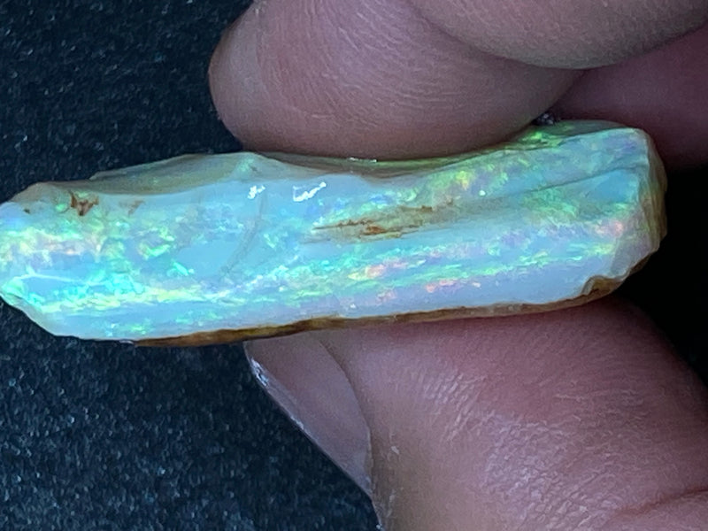 37 Ct Natural Australian Opal Stone, In The Rough, Coober Pedy Crystal, Spectacular Big Gem.