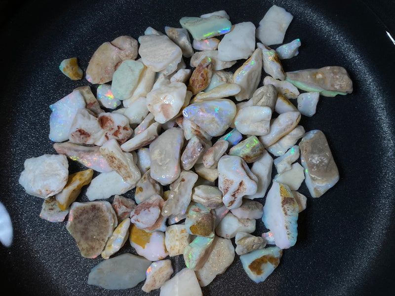 2oz Natural Australian Opal Parcel, Coober Pedy In The Rough, Small Stones
