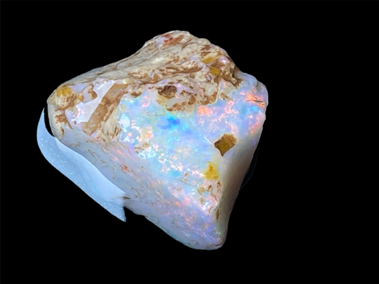 0.5oz, 75Cts, Coober Pedy Brilliant Crystal Opal Stone, AAA Quality, In The Rough, One Of The Best I Have Ever Seen.