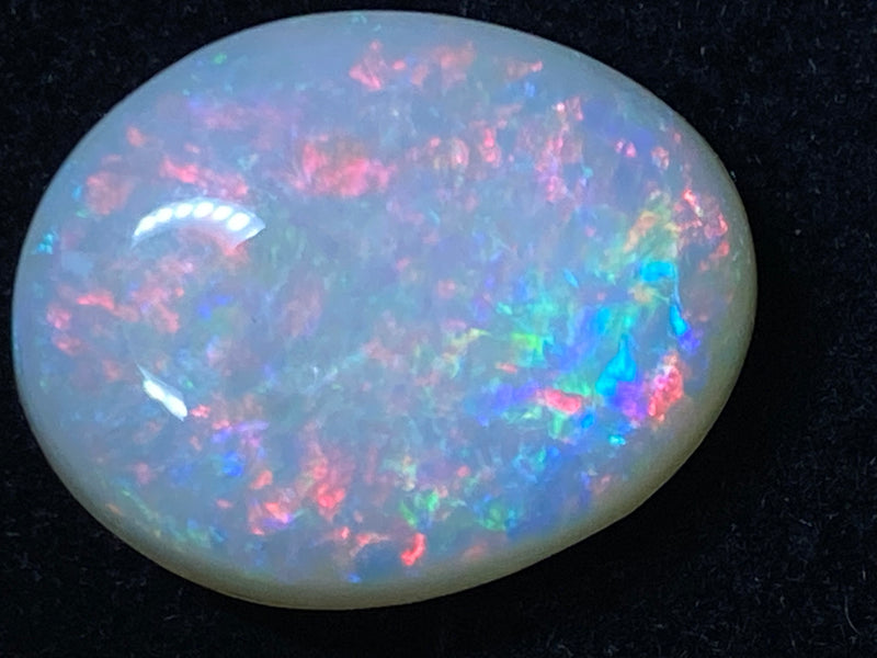 10.4 克拉天然澳大利亚蛋白石，稀有安达穆卡水晶抛光石，充满火彩