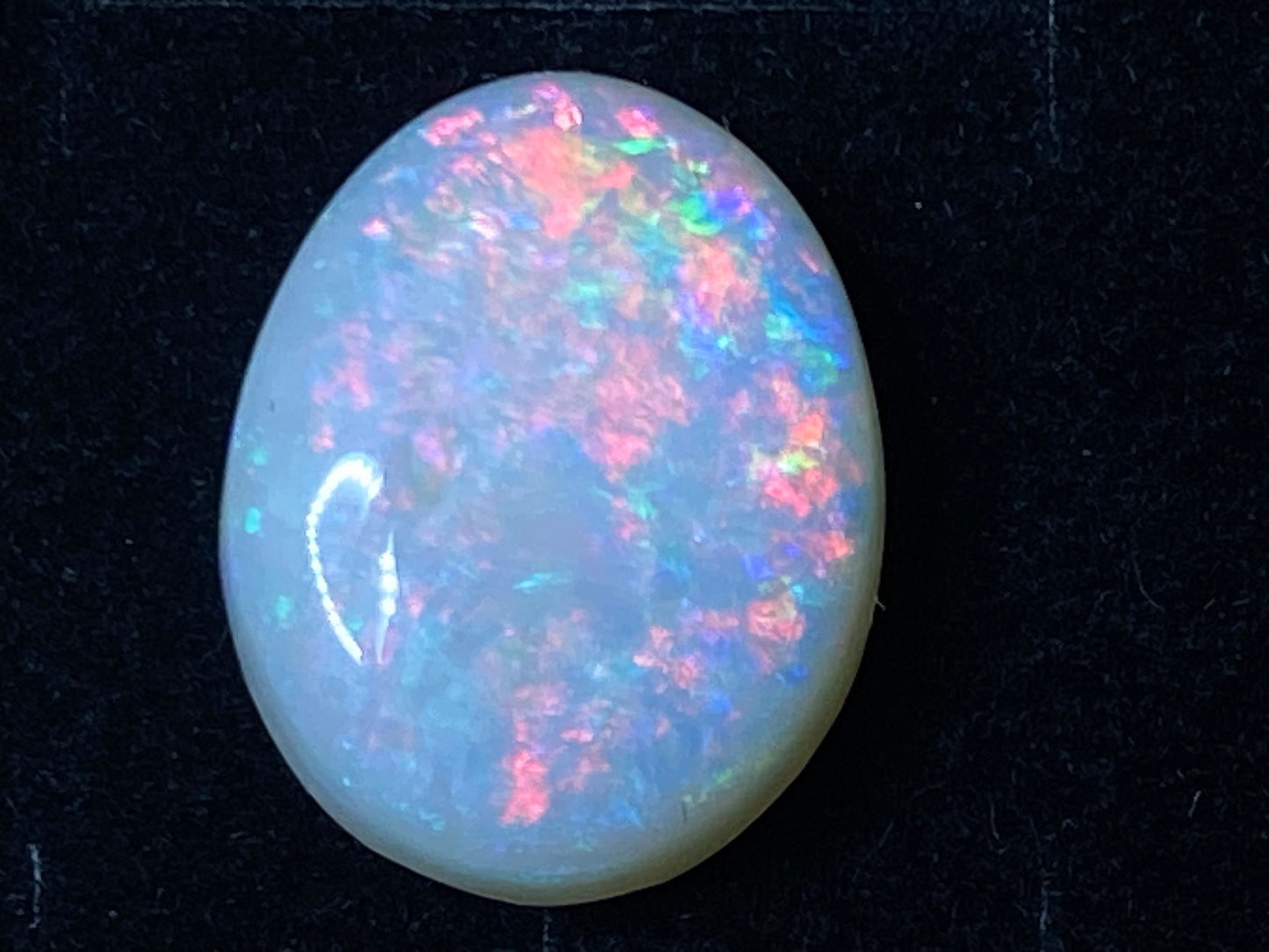 10 Carats Natural Australian Opal, Rare Andamooka Crystal Polished Stone, Full Of Fire