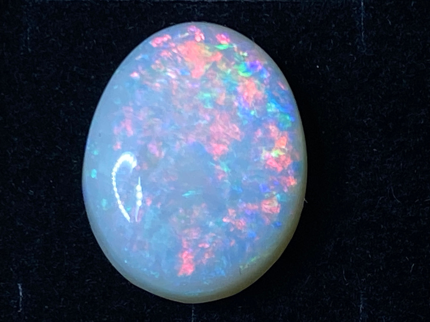 10 Carats Natural Australian Opal, Rare Andamooka Crystal Polished Stone, Full Of Fire