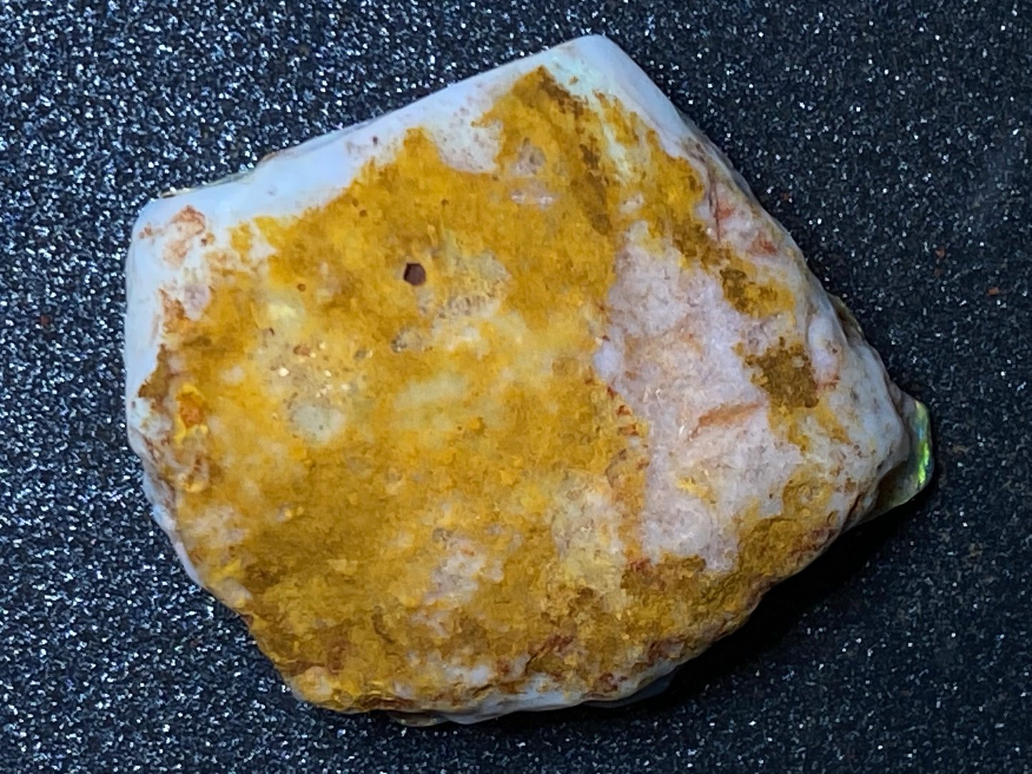 55 克拉天然澳大利亚水晶蛋白石，库伯佩迪原石/磨砂，AAA 品质。