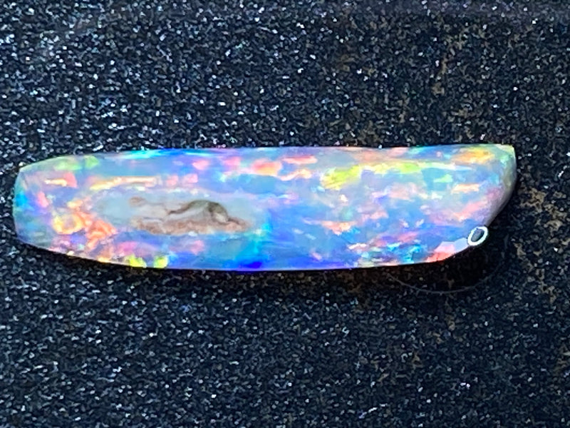 5.5 Cts Natural Australian Crystal Opal, AAA Grade Coober Pedy Rub, Full Spectrum Of Colour
