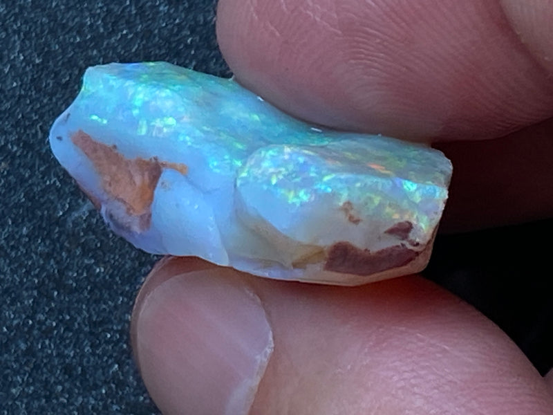 40 Cts, Natural Australian Crystal Opal, Coober Pedy In The Rough, AAA Grade
