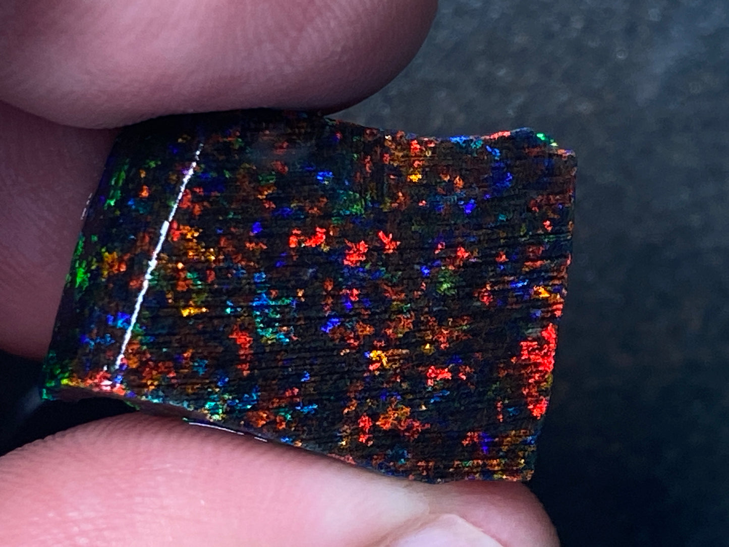21 Cts Australian Matrix AAA Grade Opal, Andamooka Matrix, Double Sided Full Of B5 Bright Colours