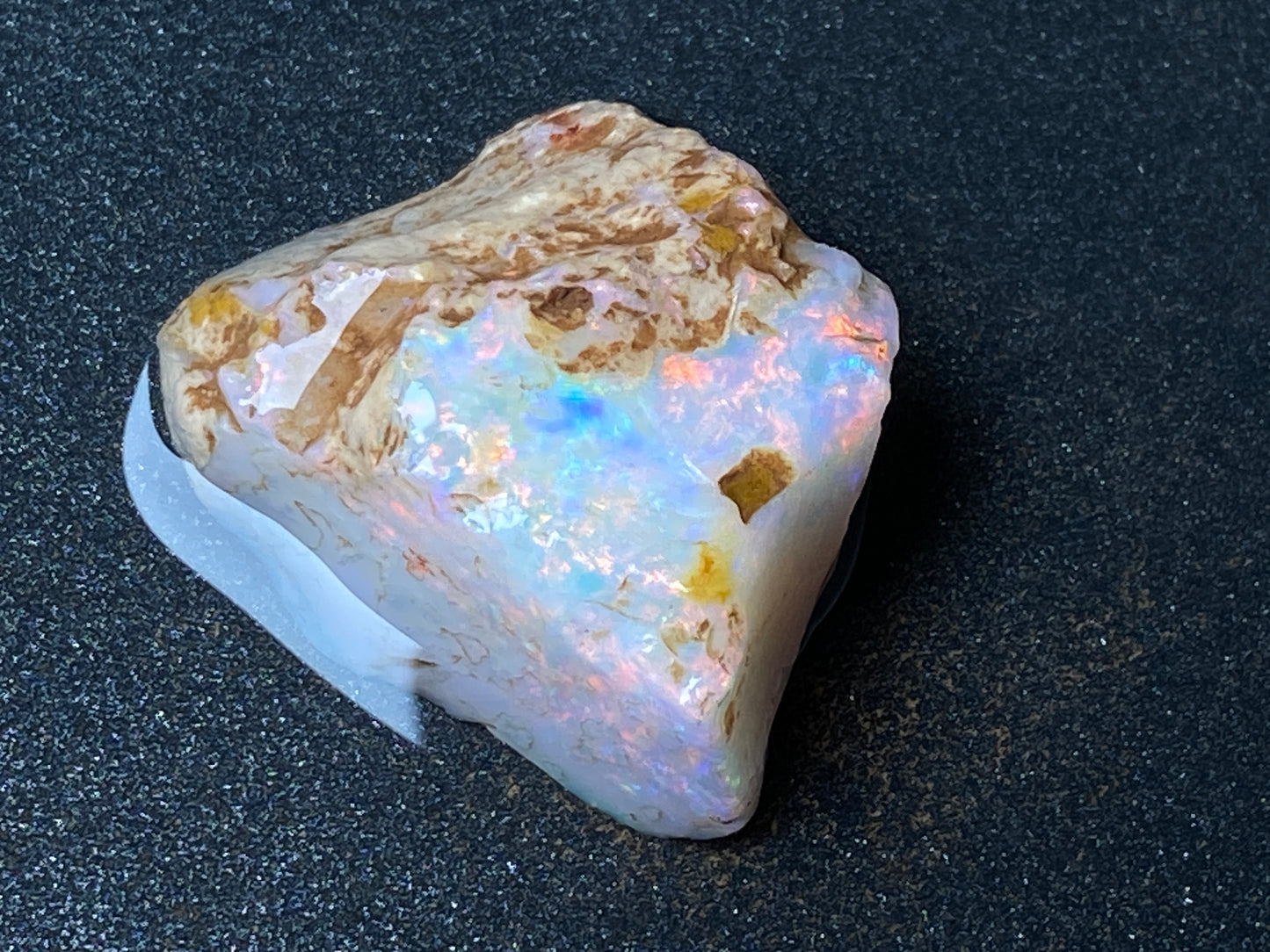 0.5oz, 75Cts, Coober Pedy Brilliant Crystal Opal Stone, AAA Quality, In The Rough, One Of The Best I Have Ever Seen.