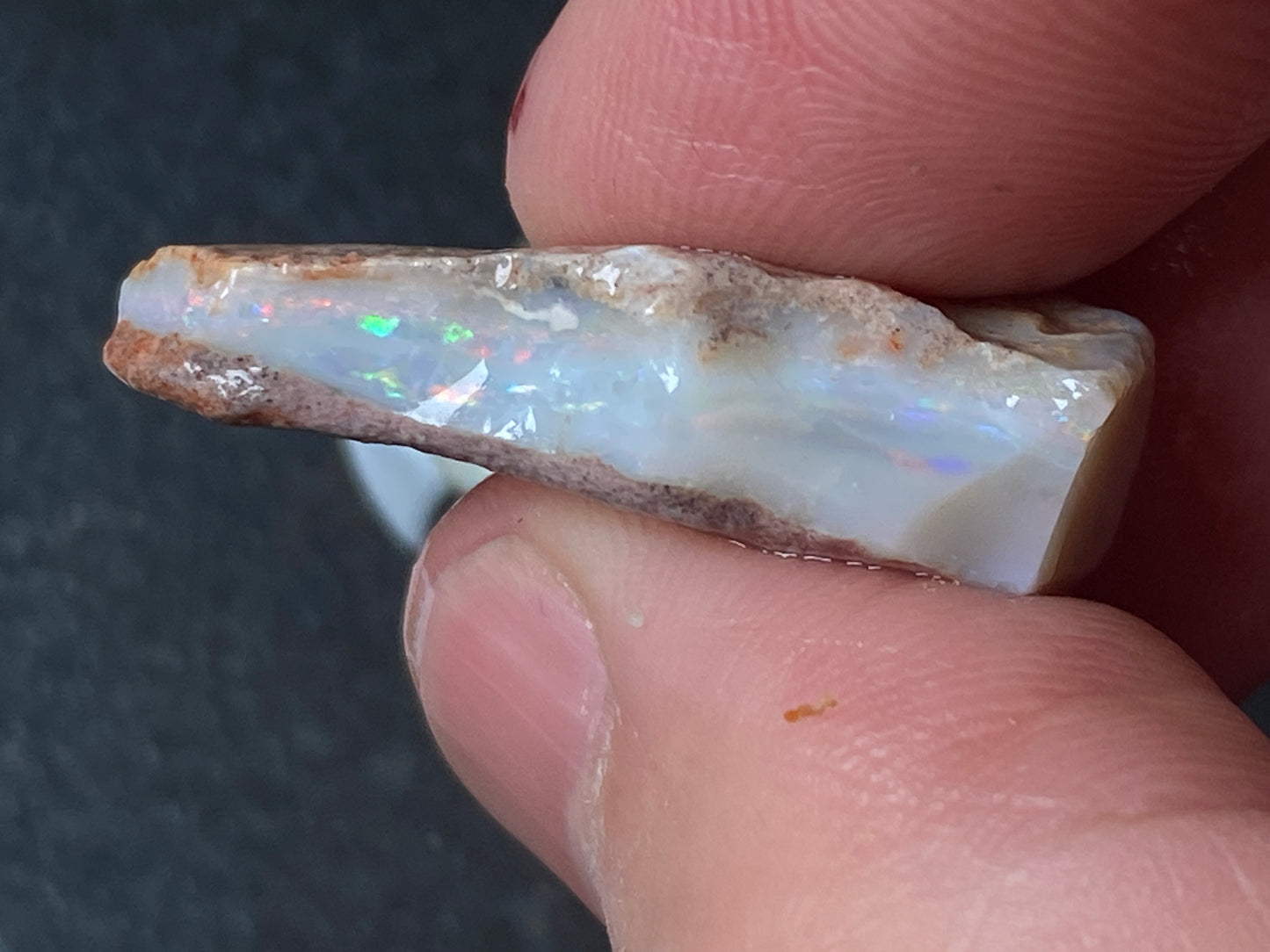 29 Carats, Natural Australian Opal Parcel, 2 Stones In The Rough, Coober Pedy