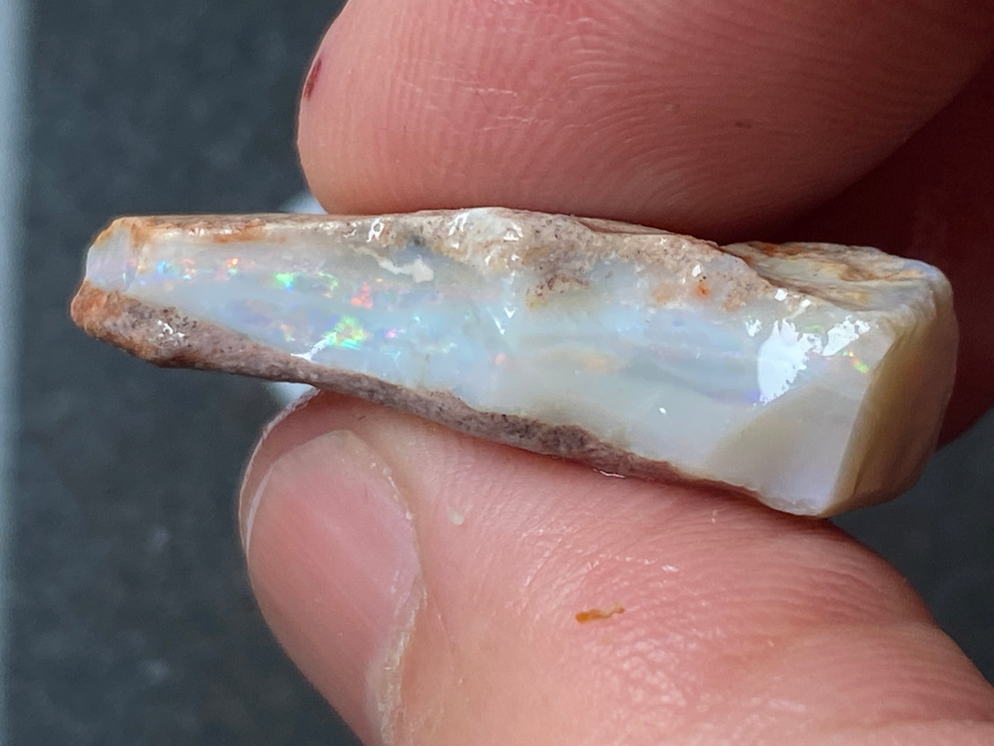 29 Carats, Natural Australian Opal Parcel, 2 Stones In The Rough, Coober Pedy