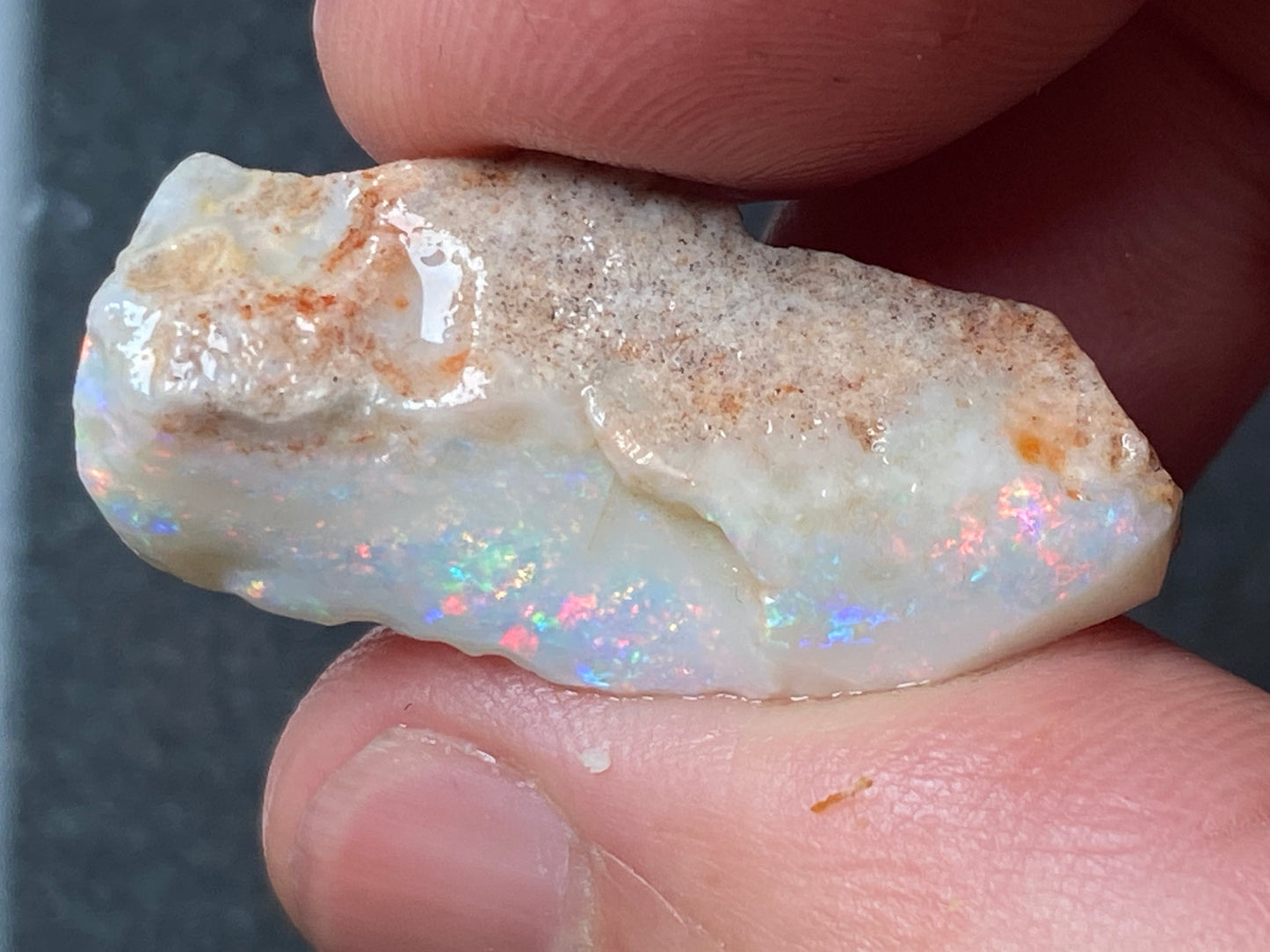 29 Carats, Natural Australian Opal Parcel, 2 Stones In The Rough, Coober Pedy