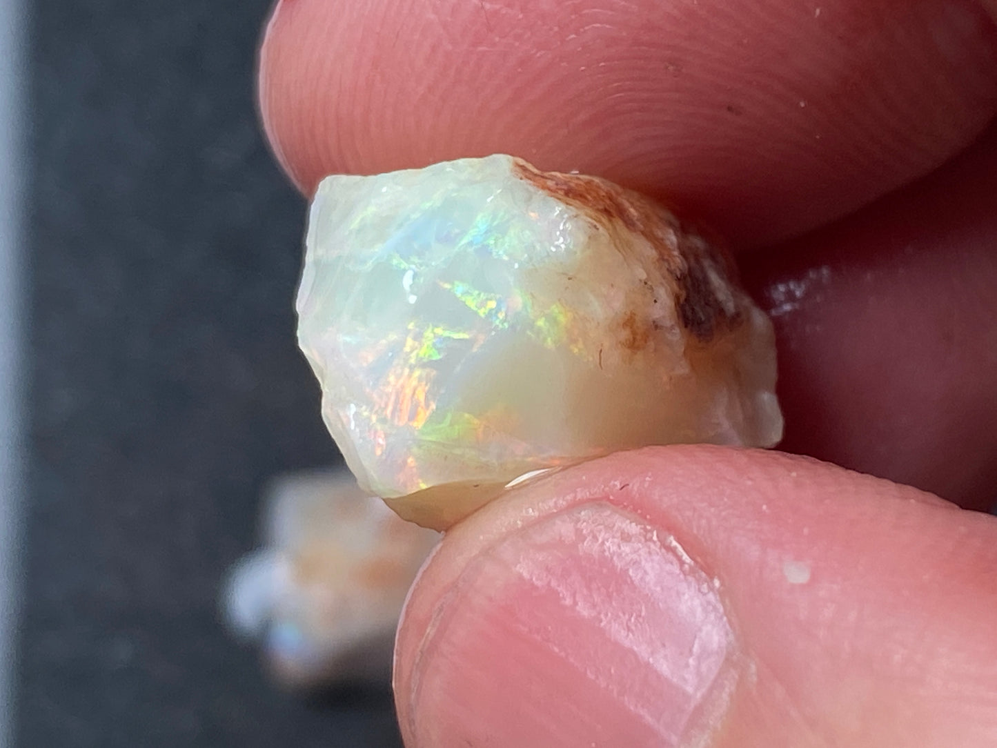 29 Carats, Natural Australian Opal Parcel, 2 Stones In The Rough, Coober Pedy