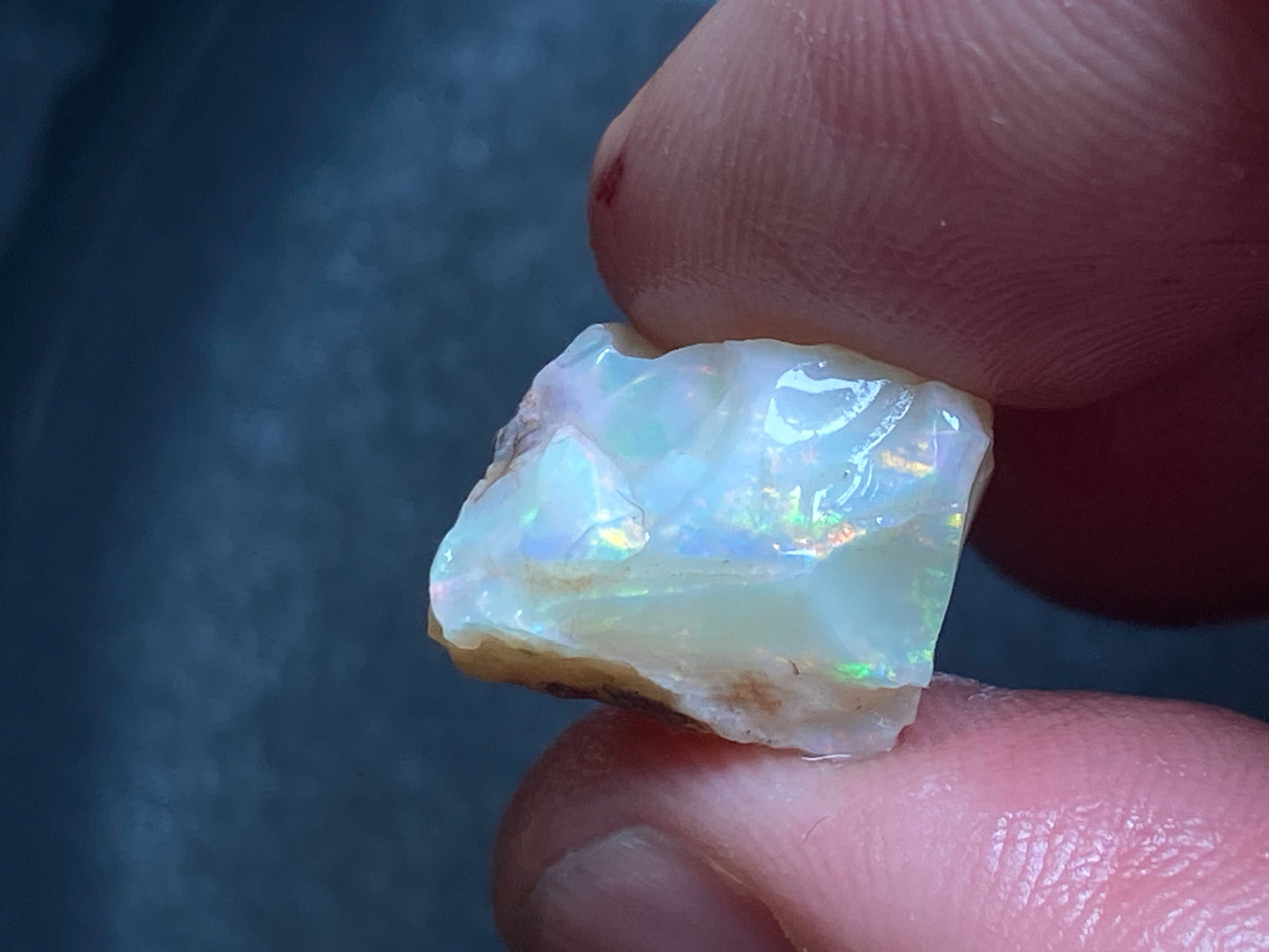 29 Carats, Natural Australian Opal Parcel, 2 Stones In The Rough, Coober Pedy