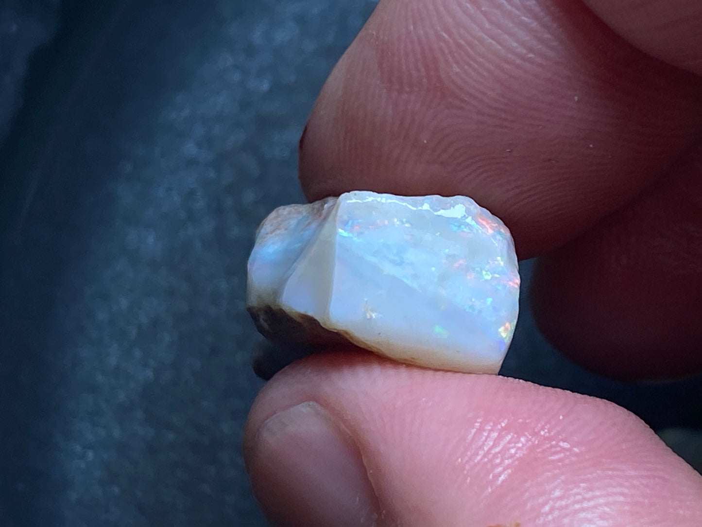 29 Carats, Natural Australian Opal Parcel, 2 Stones In The Rough, Coober Pedy