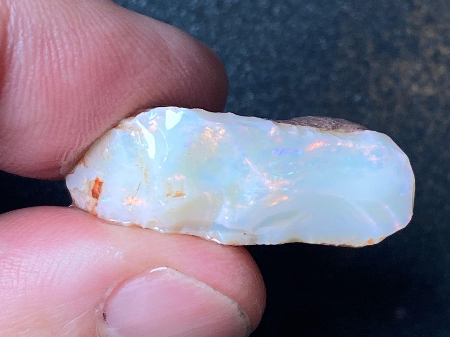 47 Carats, Natural Australian Opal Parcel, 2 Stones In The Rough, Coober Pedy