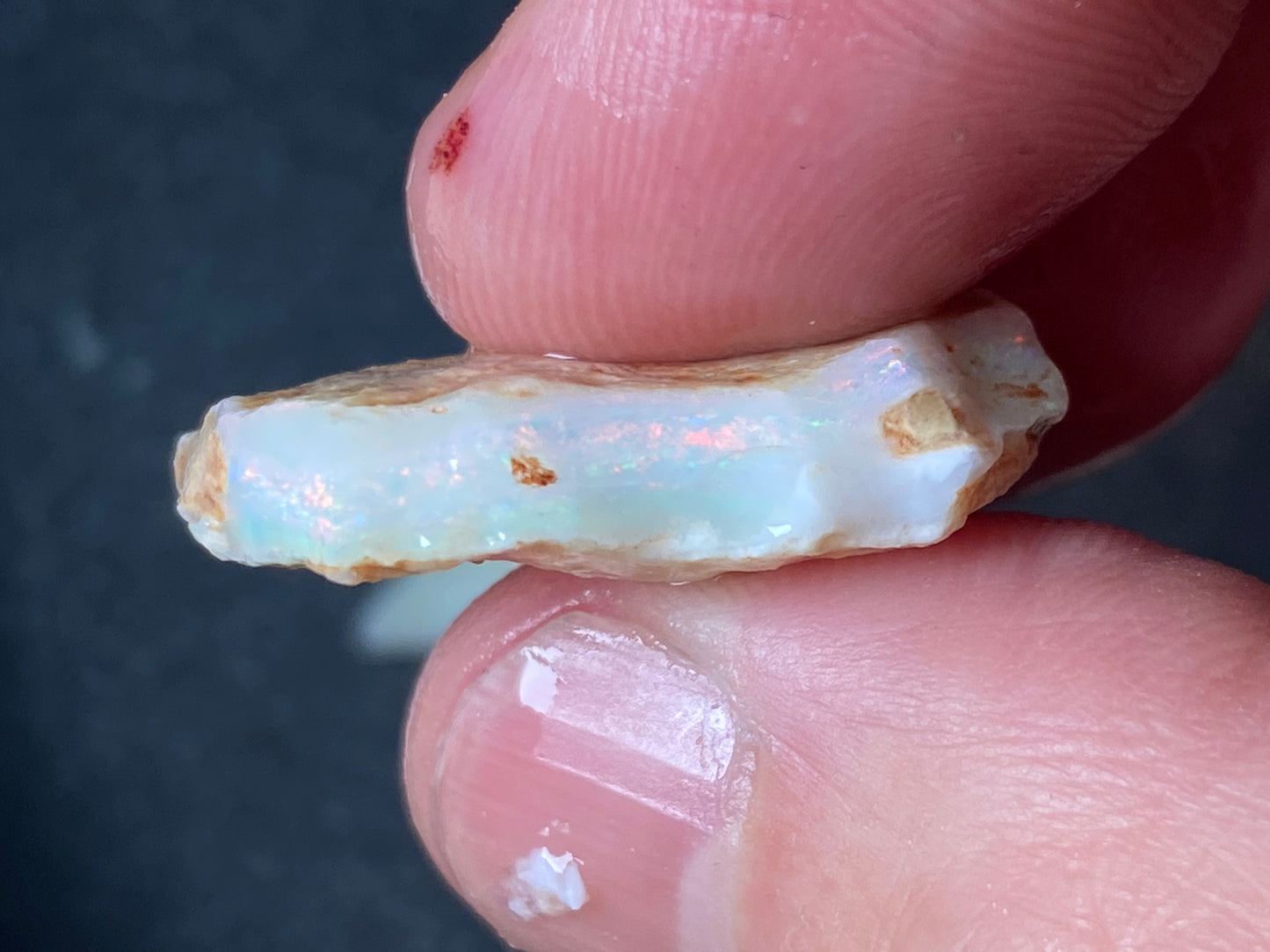 0.5oz Natural Australian Opal Parcel, 6 Stones, Coober Pedy In The Rough