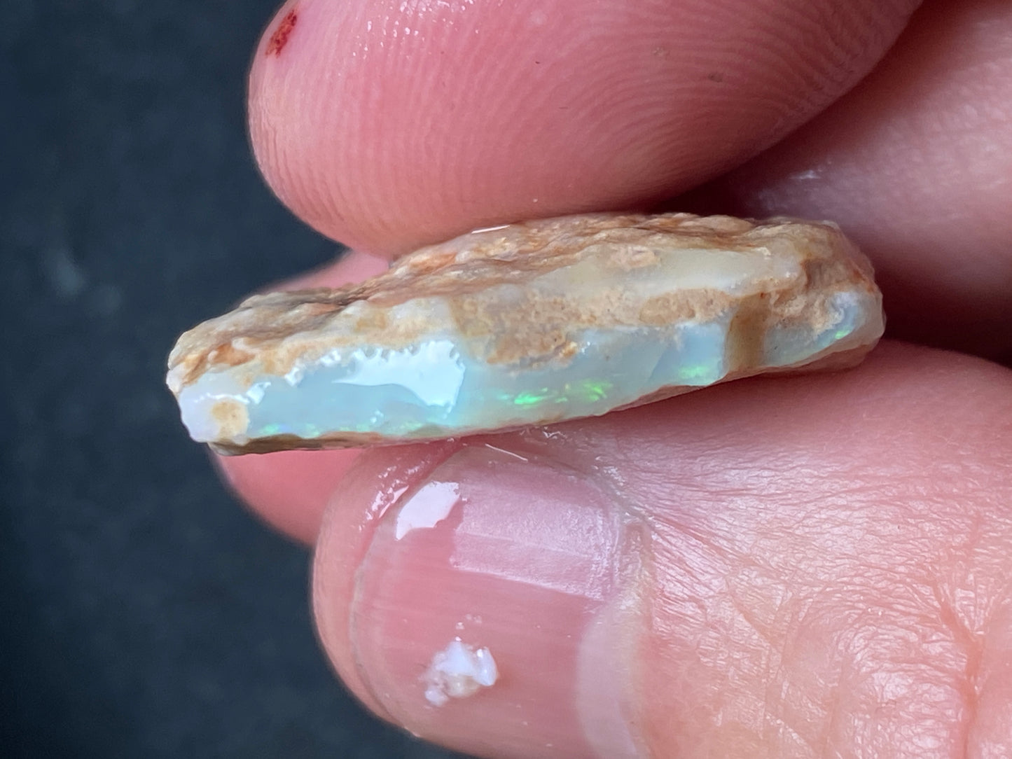 0.5oz Natural Australian Opal Parcel, 6 Stones, Coober Pedy In The Rough