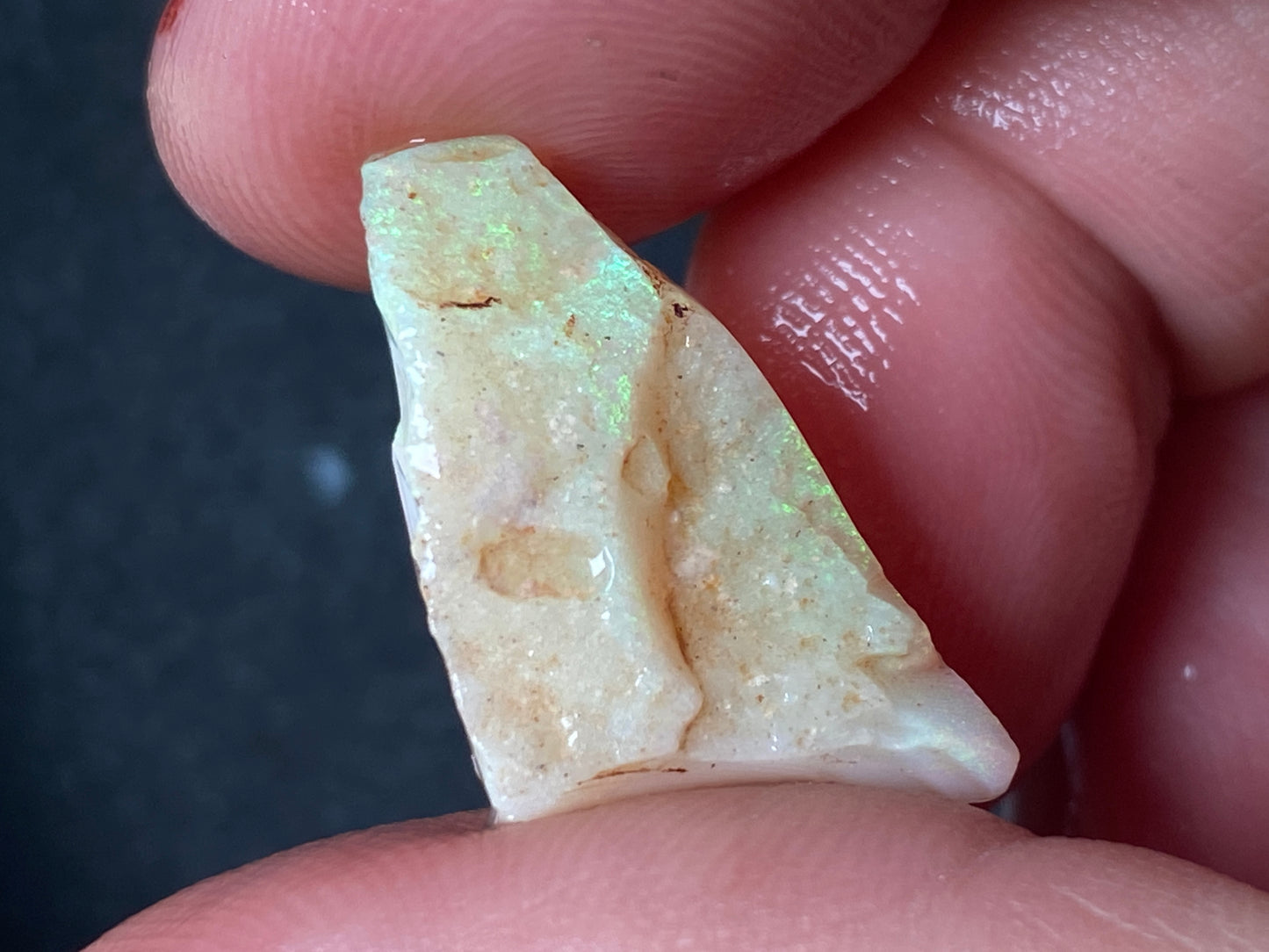 0.5oz Natural Australian Opal Parcel, 6 Stones, Coober Pedy In The Rough