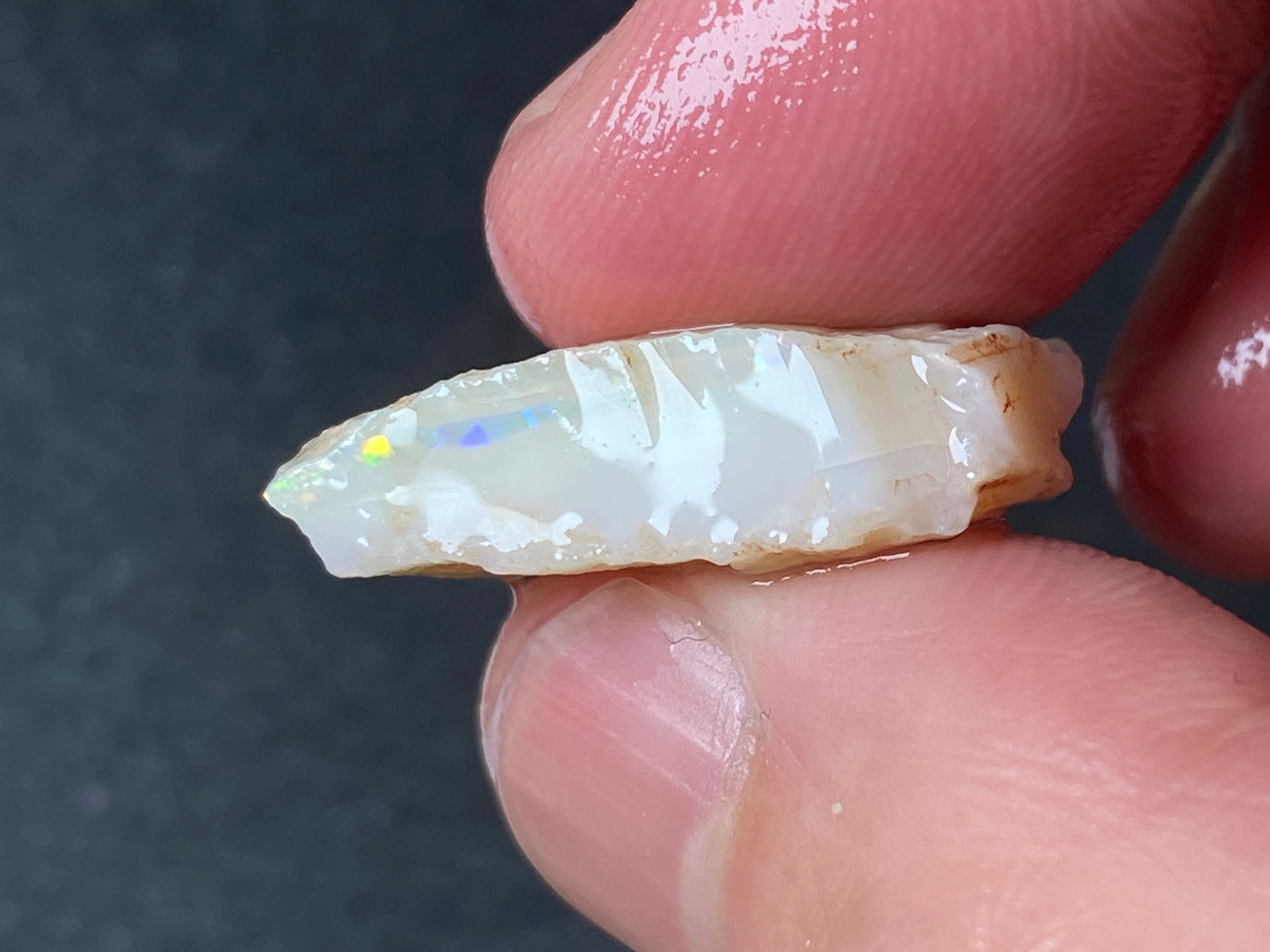 0.5oz Natural Australian Opal Parcel, 6 Stones, Coober Pedy In The Rough