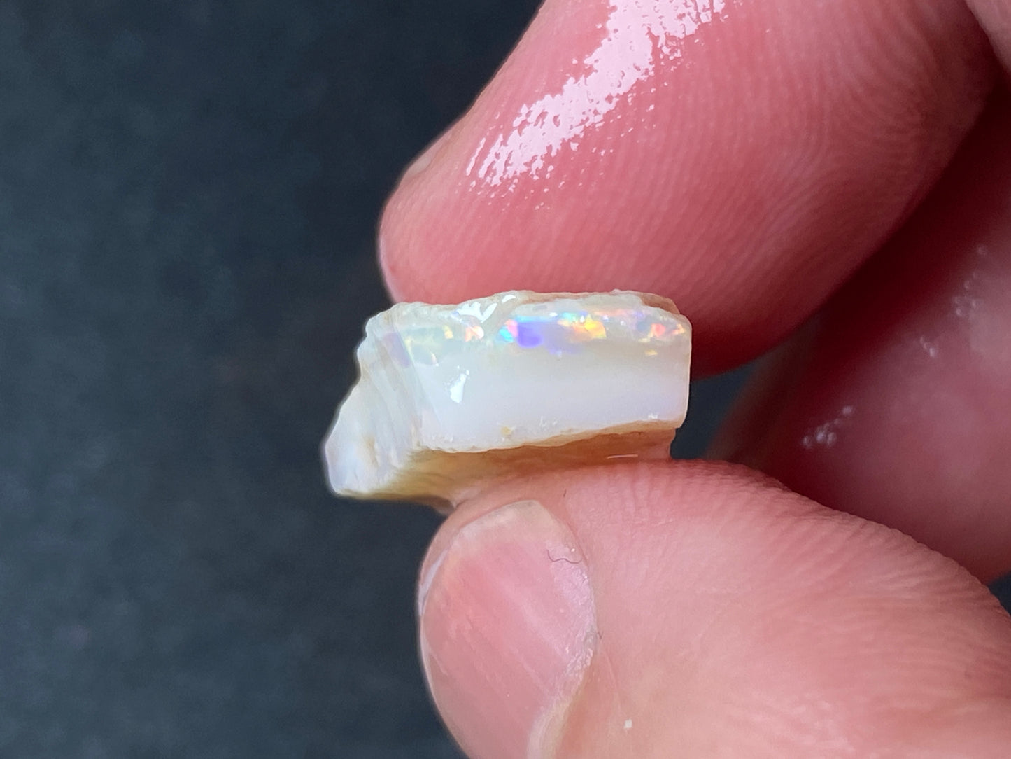 0.5oz Natural Australian Opal Parcel, 6 Stones, Coober Pedy In The Rough